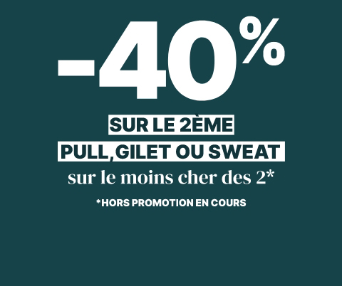 Promotion discount pull homme