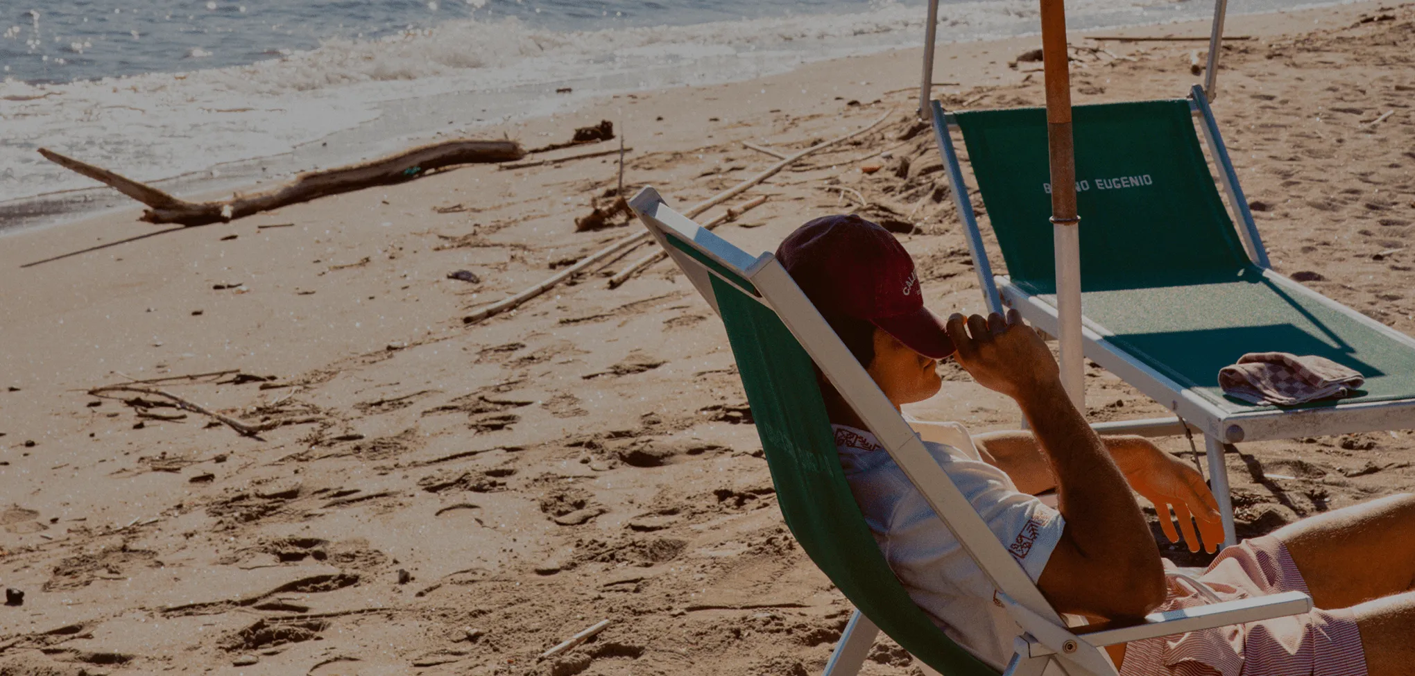 transats en bord de mer