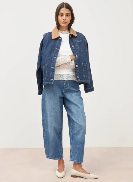 BARREL JEANS femme