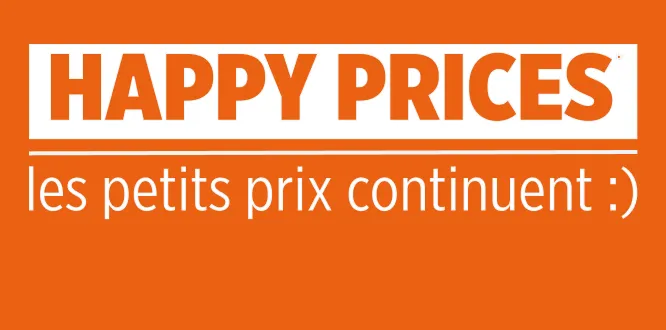 Happy Prices* les petits prix continuent - Bonobo