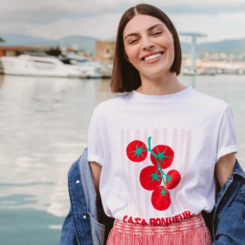 visuel t-shirt femme
