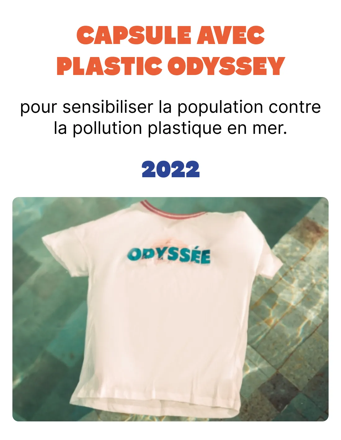 2022 capsule avec plastic odYssEY
