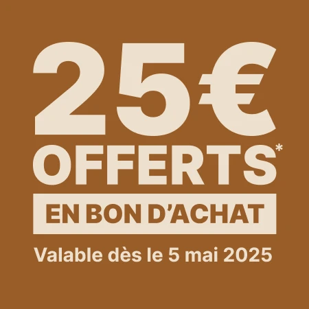 25€ offerts dès 60€ dépensés - Bonobo