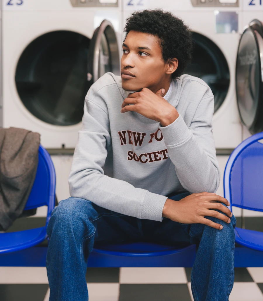 sweatshirt gris