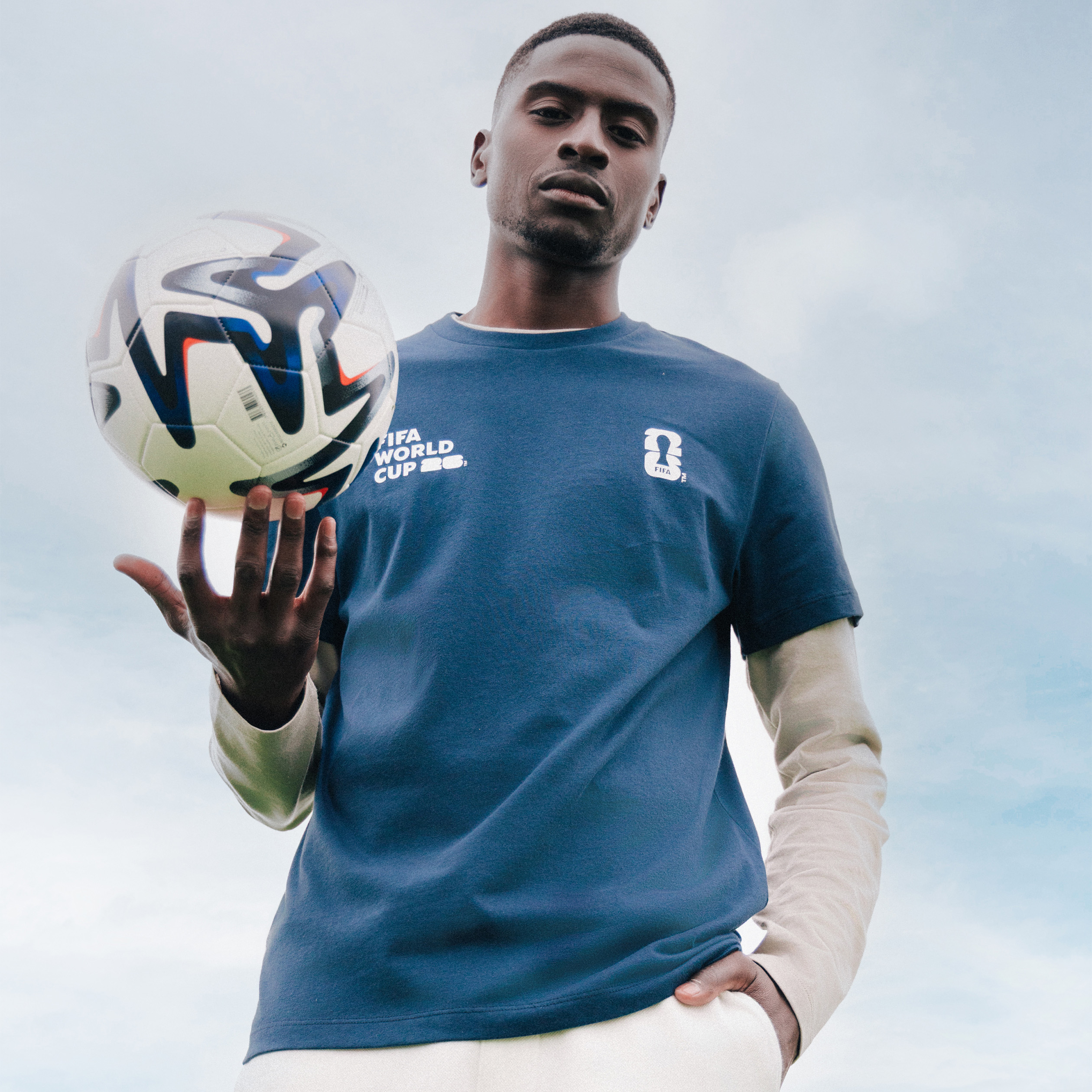 T-shirt officiel FIFA 2026&trade; bleu marine homme