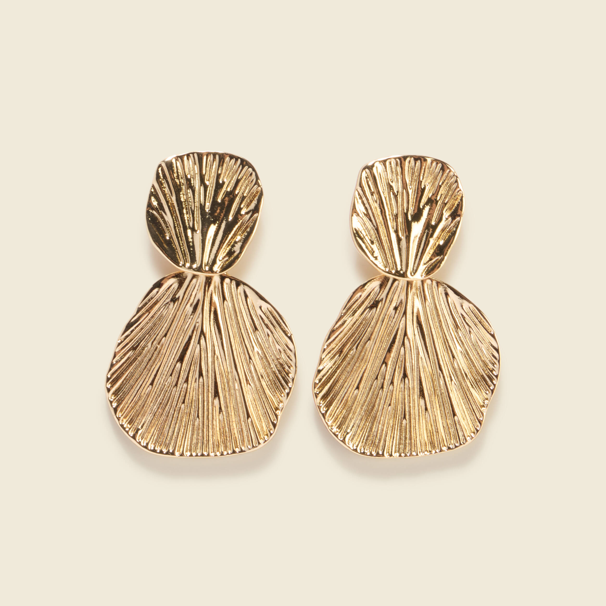 Boucles d'oreilles couleur or femme