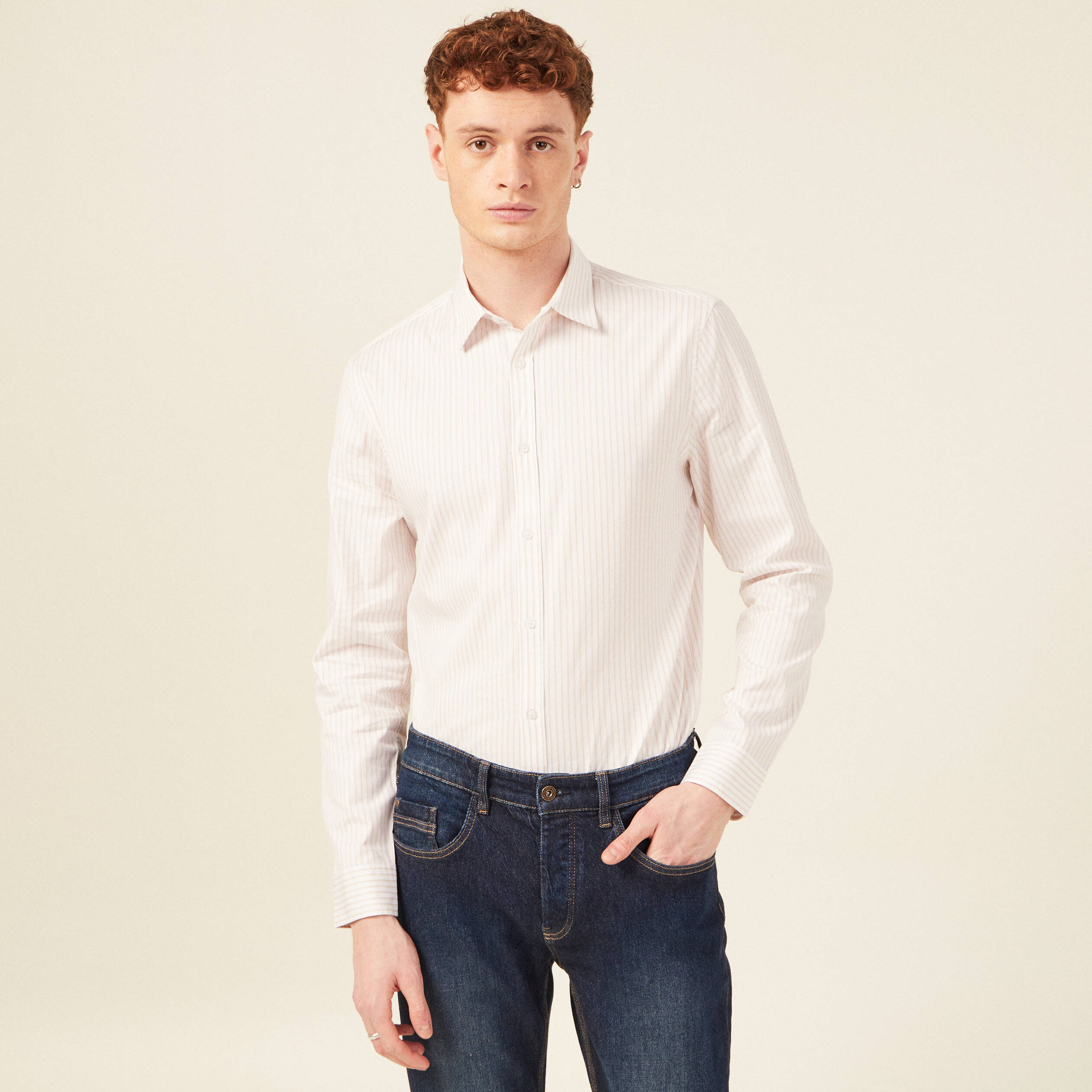 Chemise ecru homme online