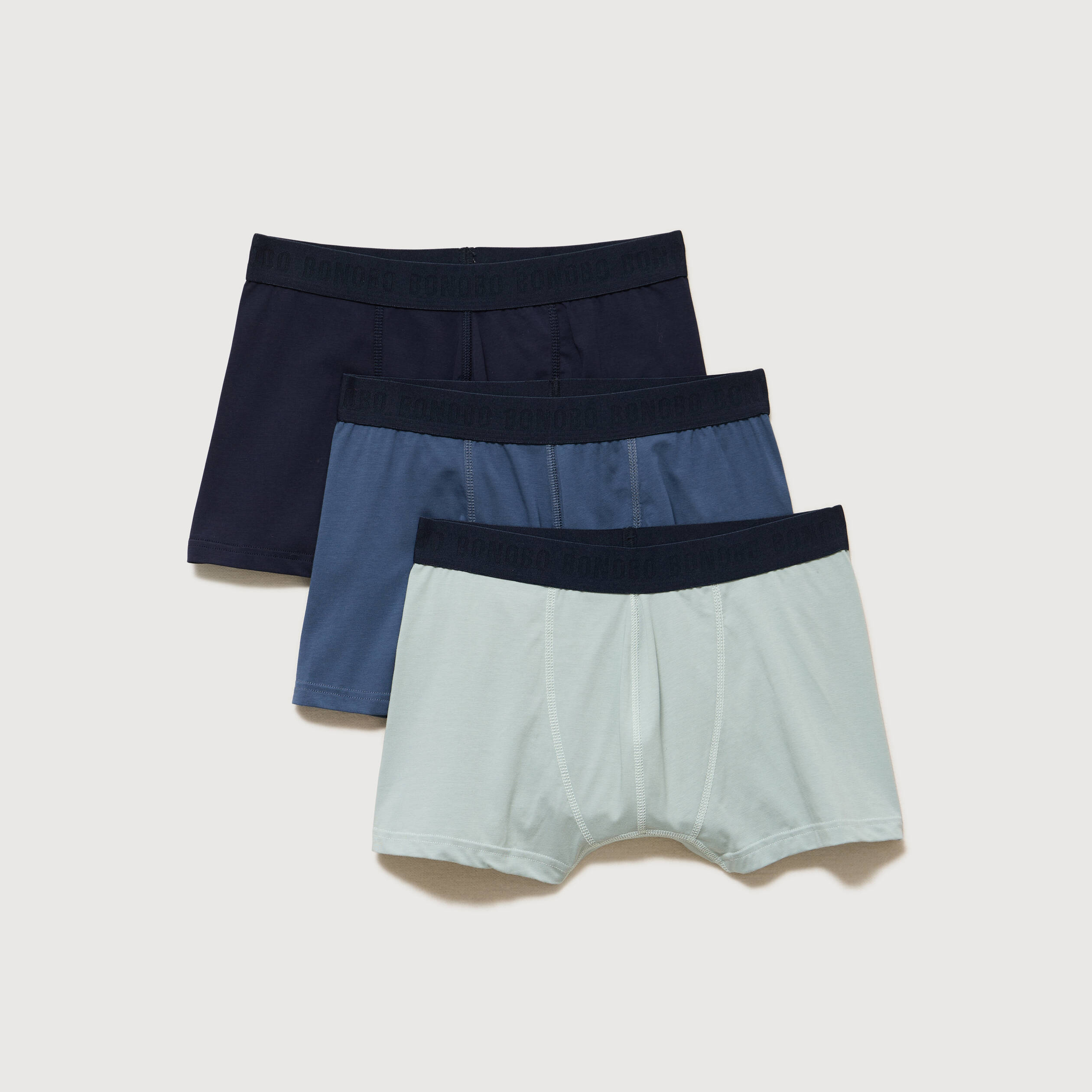 Lot de 3 boxers vert clair homme