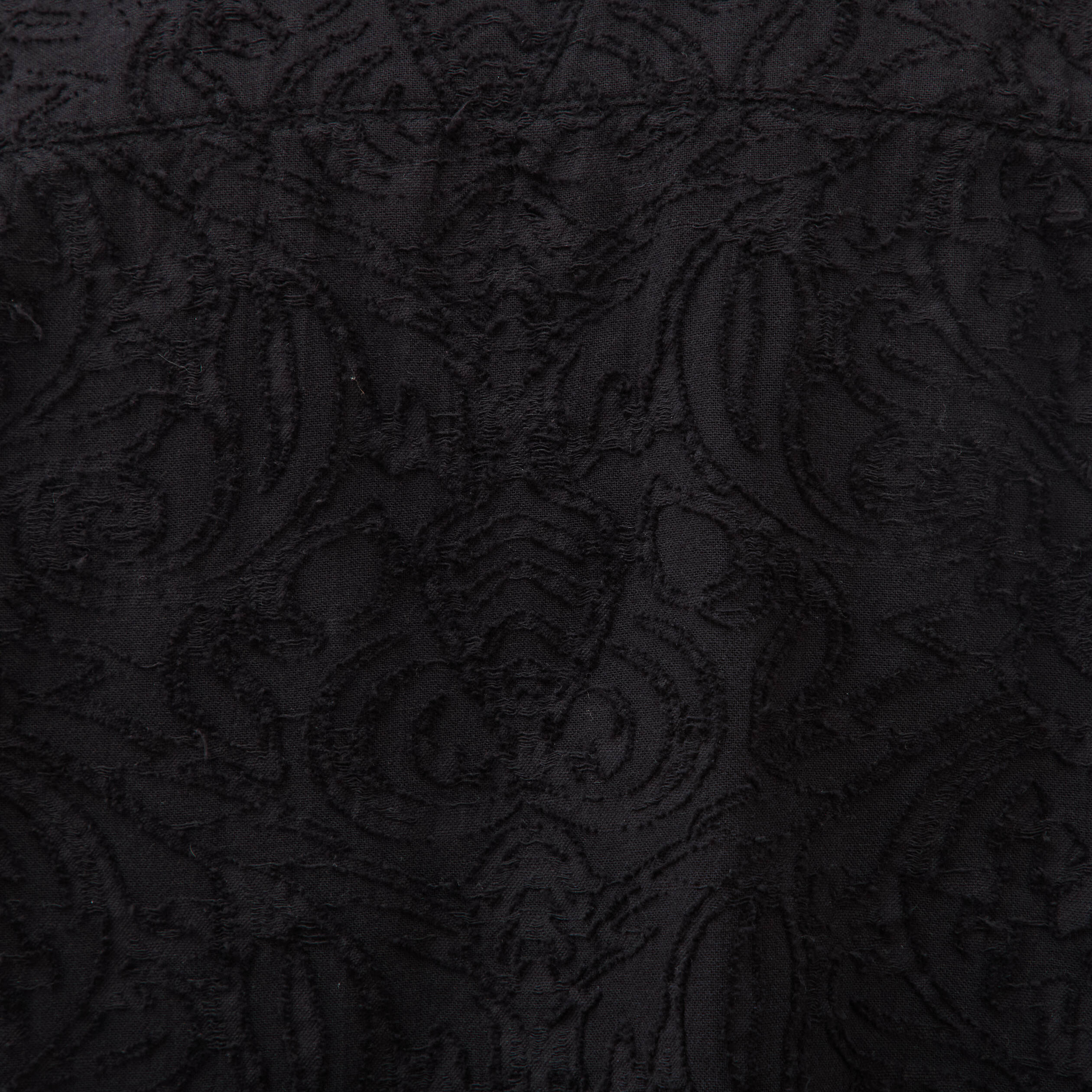 Chemise boyfriend en coton noir homme