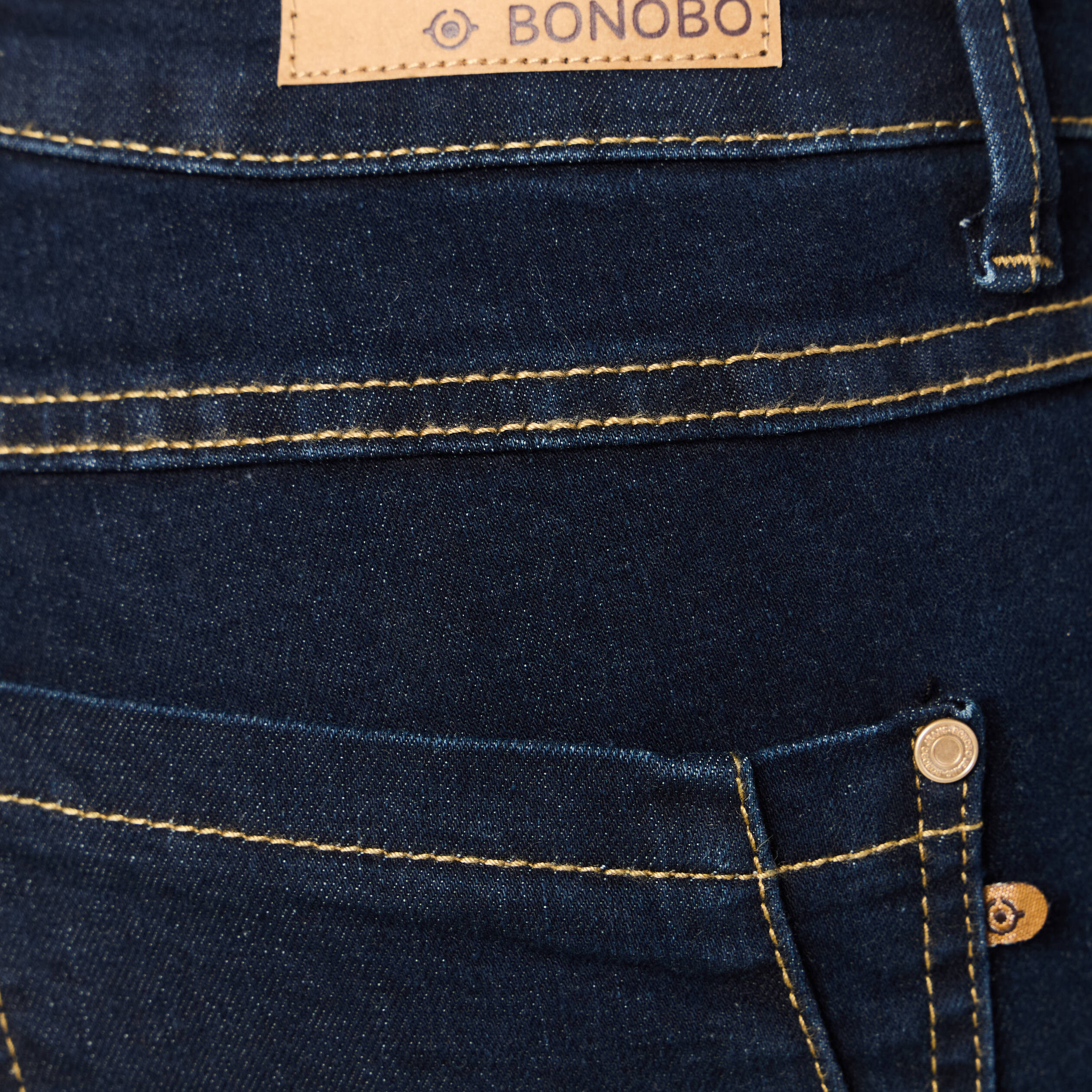 jeans regular 5 poches denim brut rinse femme Jeans regular 5 poches denim brut rinse femme