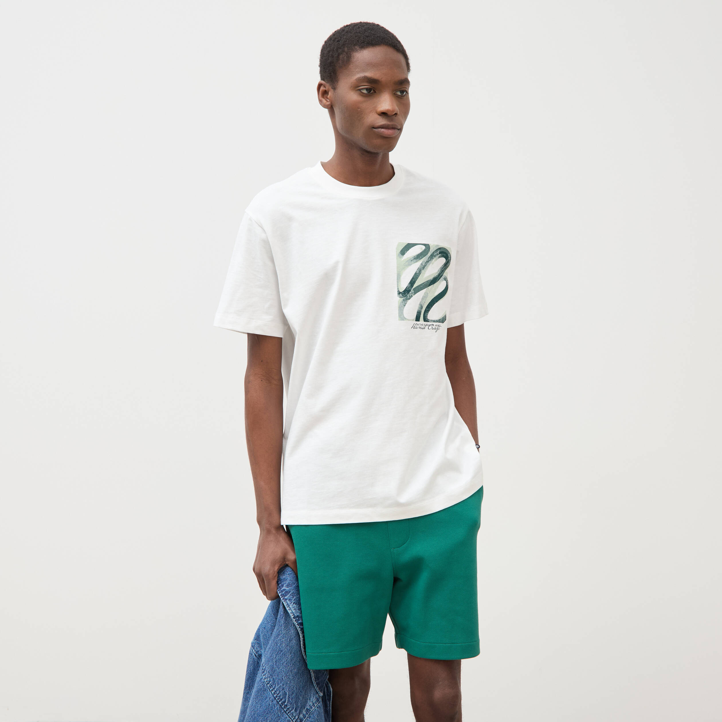 Bermuda vert &eacute;meraude homme