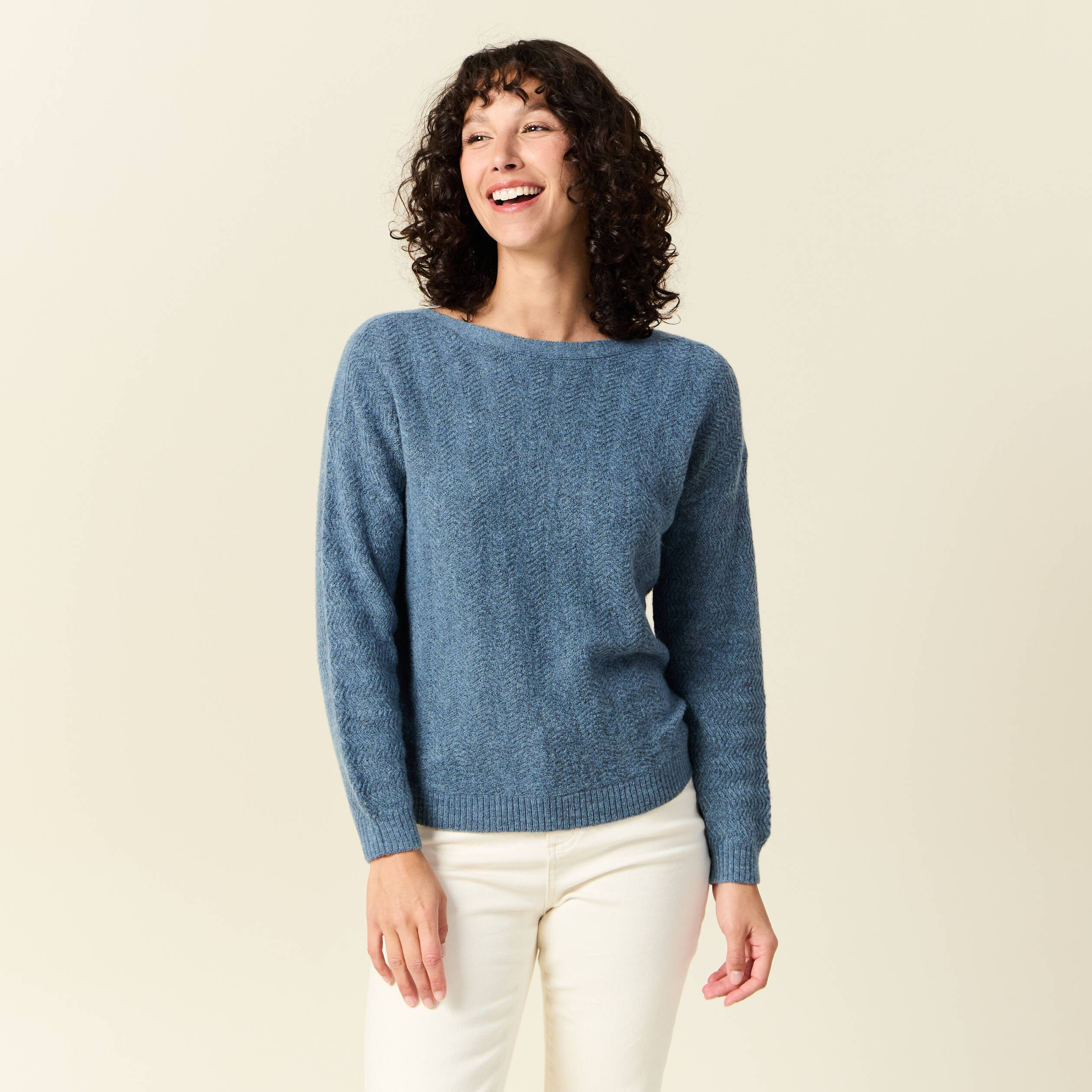 pull manches longues bleu clair femme Pull manches longues bleu clair femme