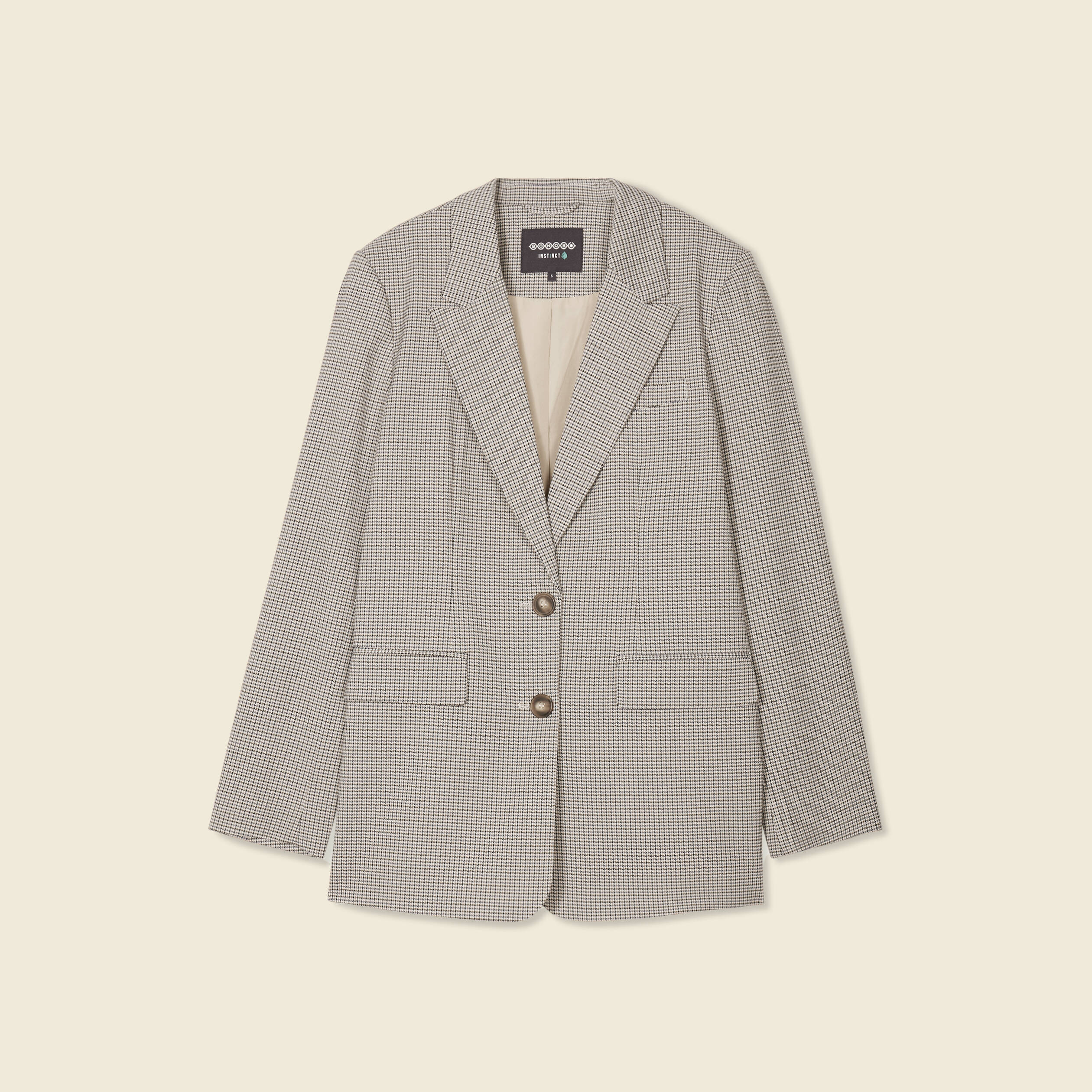 veste blazer eco responsable bleu marine femme Veste blazer éco-responsable bleu marine femme