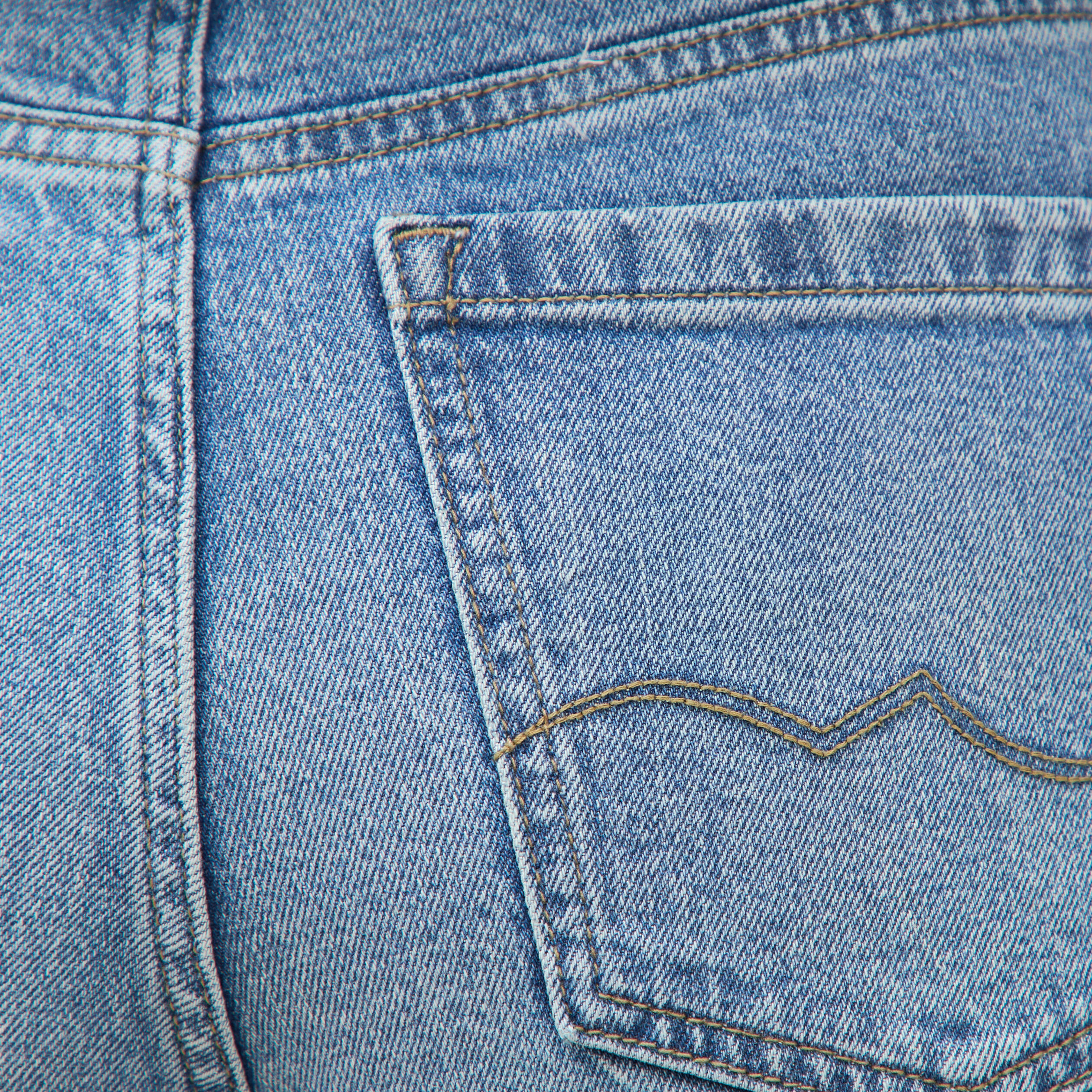 Jeans large taille haute denim stone femme