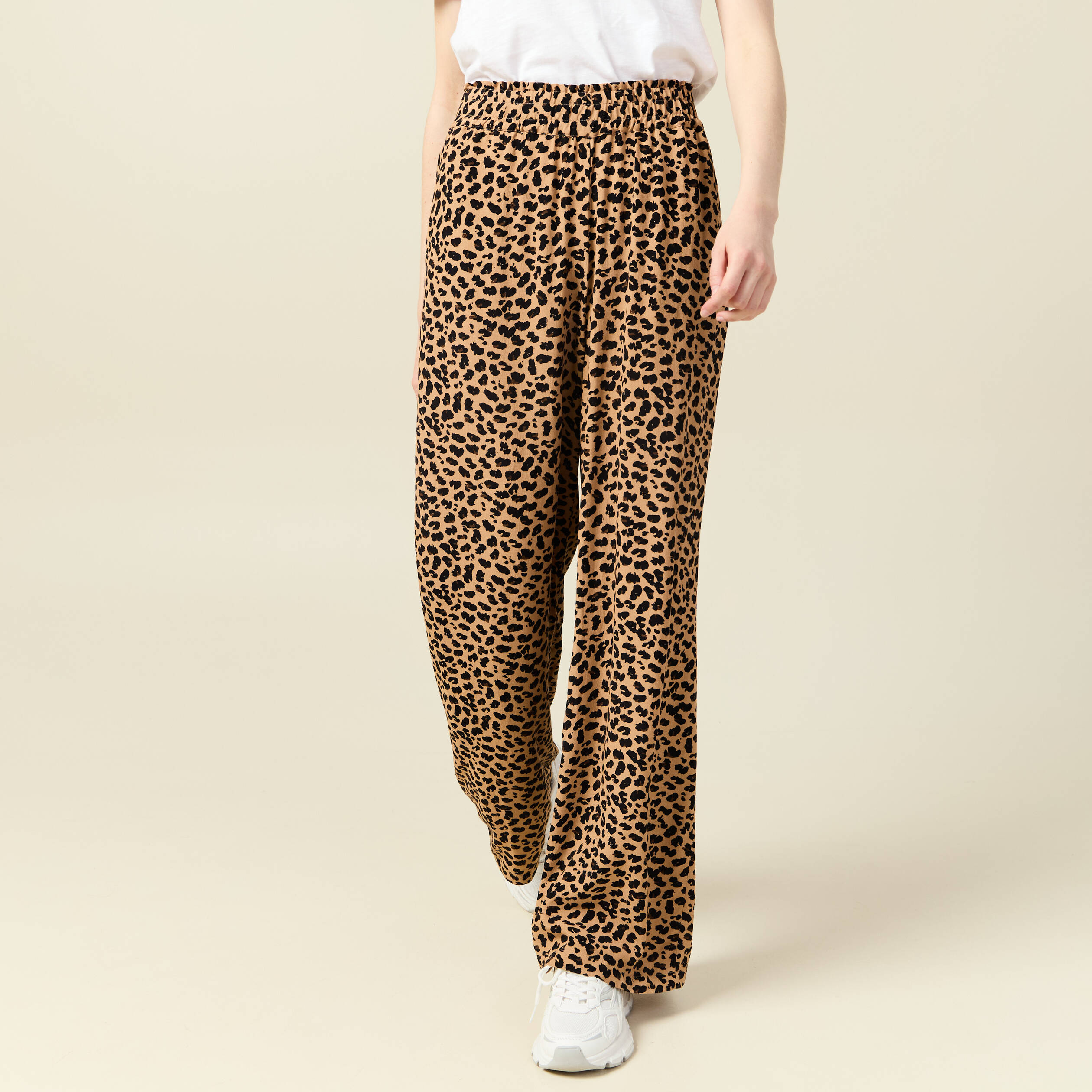 pantalon large fuide camel femme Pantalon large fuide camel femme