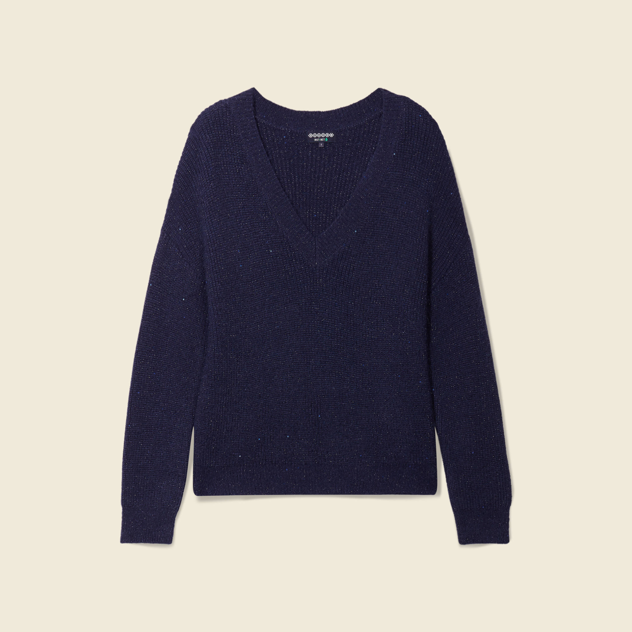 pull eco responsable bleu marine femme Pull éco-responsable bleu marine femme
