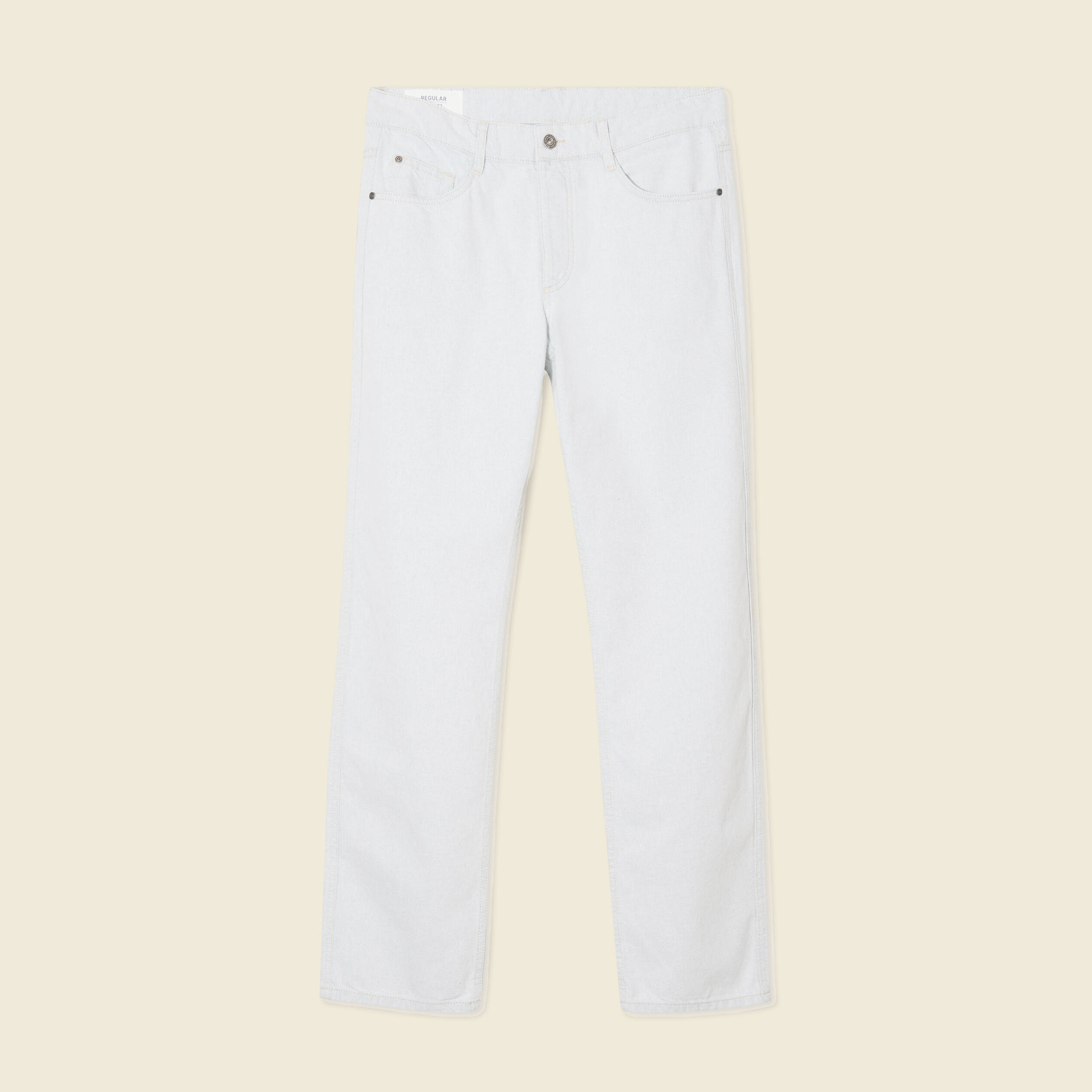 jeans regular 5 poches denim snow bleach homme Jeans regular 5 poches denim snow bleach homme