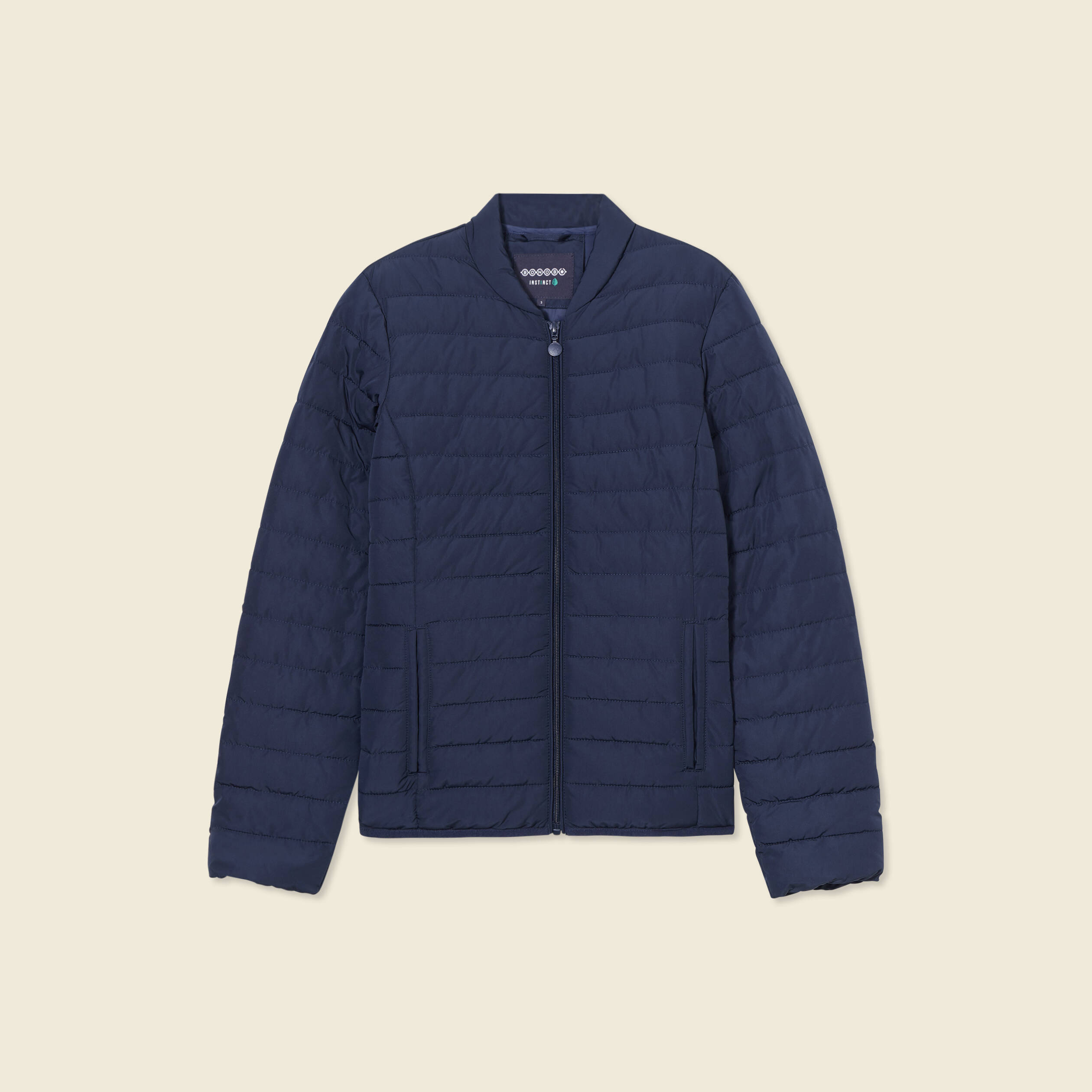 doudoune eco responsable bleu marine femme Doudoune éco-responsable bleu marine femme