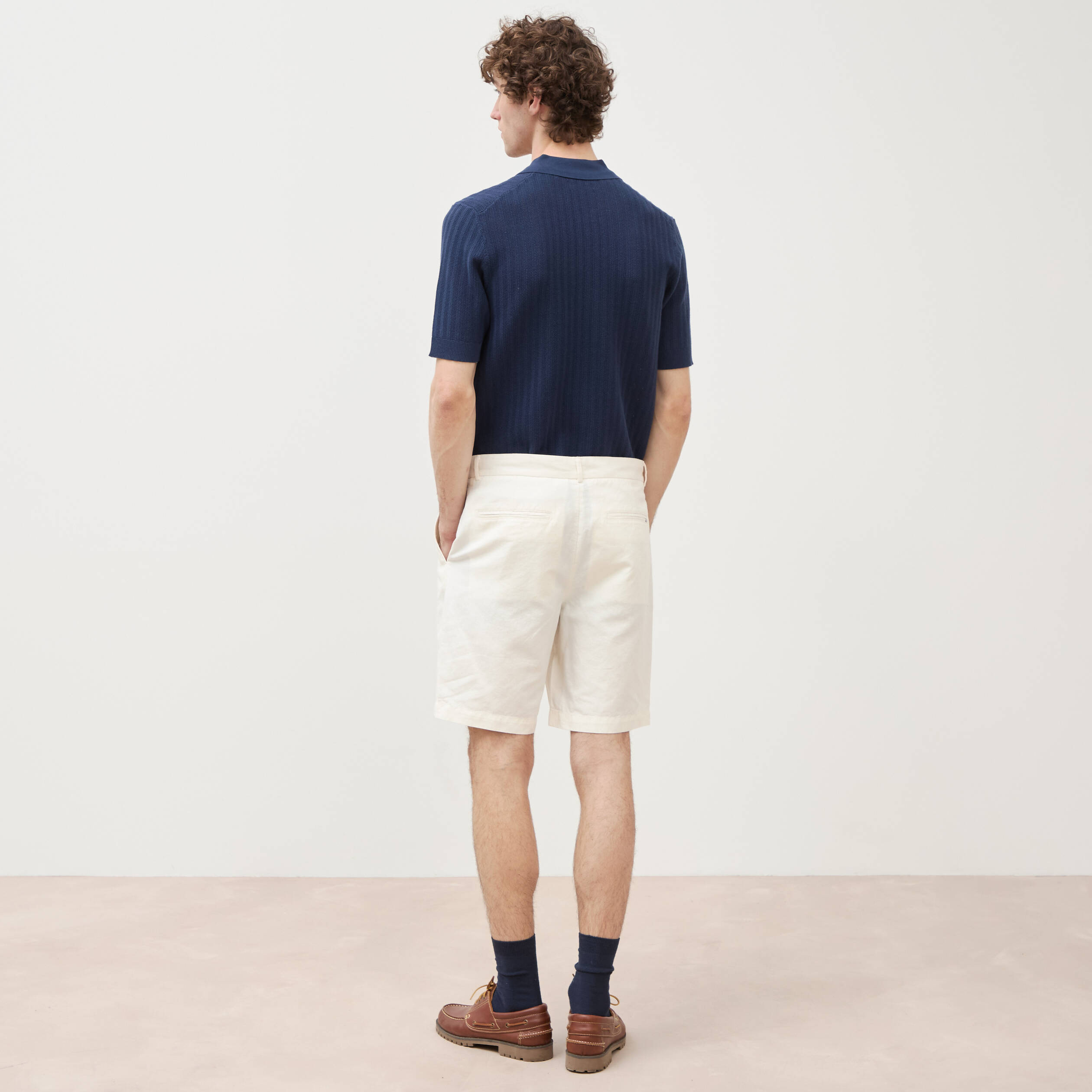 Bermuda ecru homme