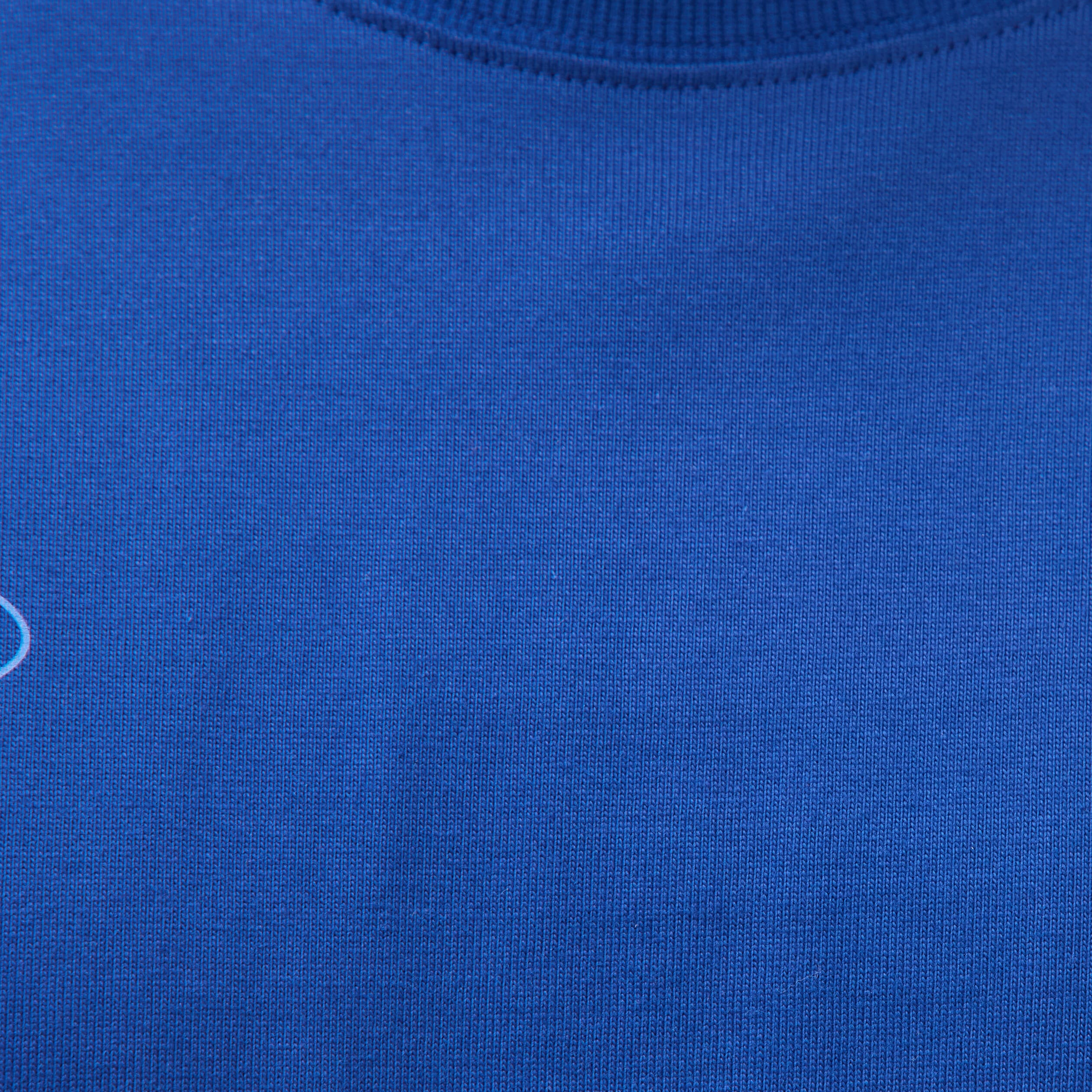 T-shirt ample en coton manches courtes bleu electrique homme