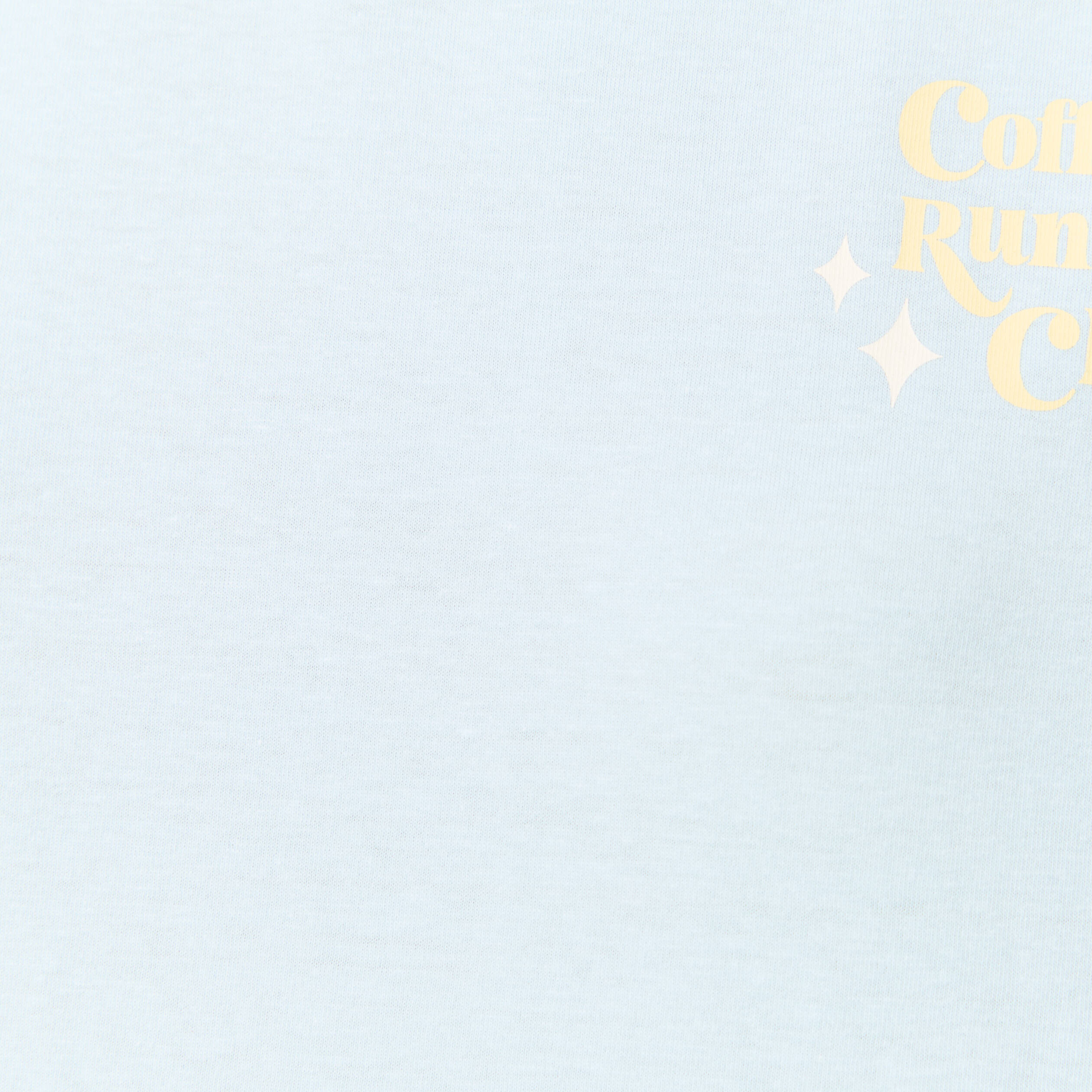 T-shirt en coton bleu clair femme