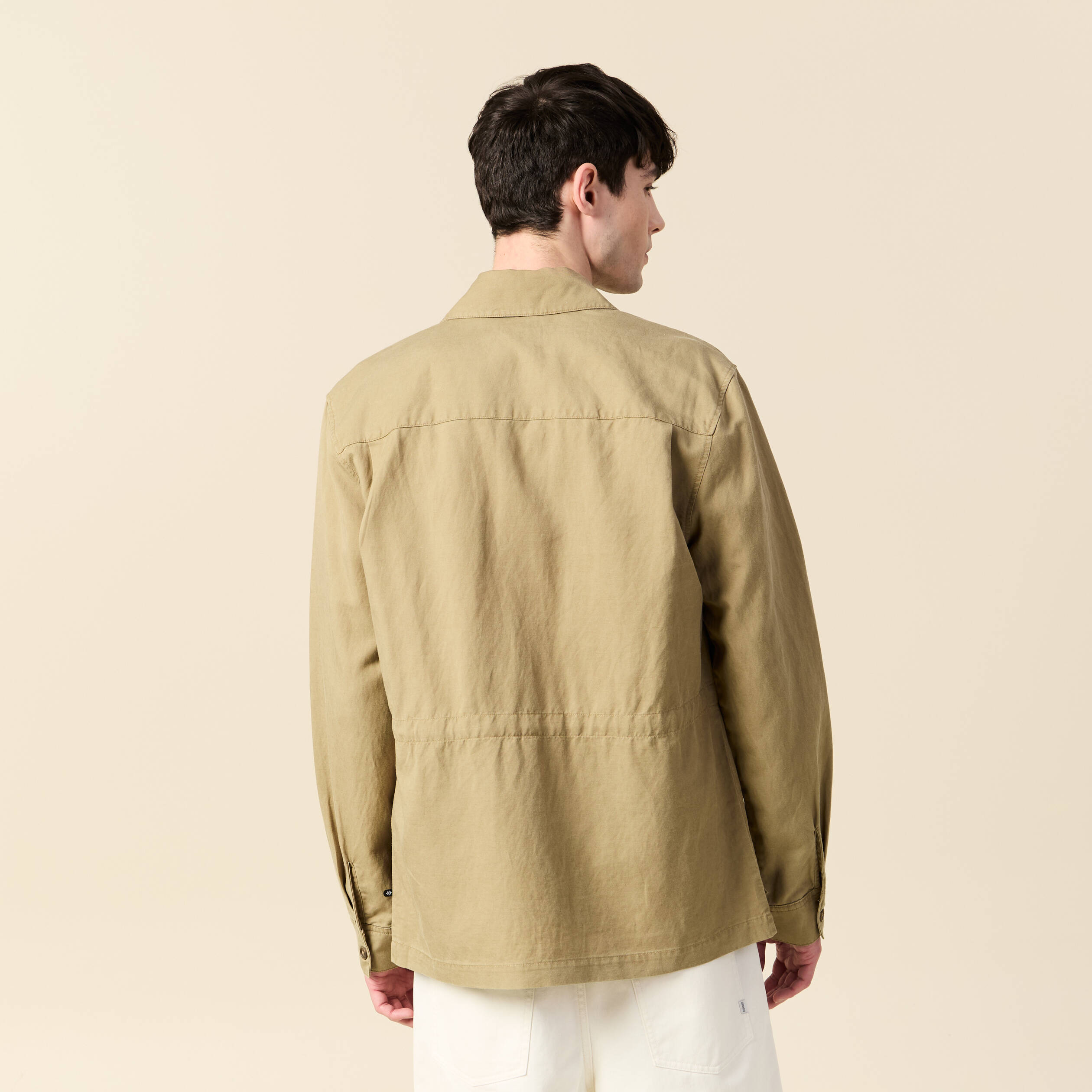 veste oversize poches rabat taupe homme Veste oversize poches rabat taupe homme