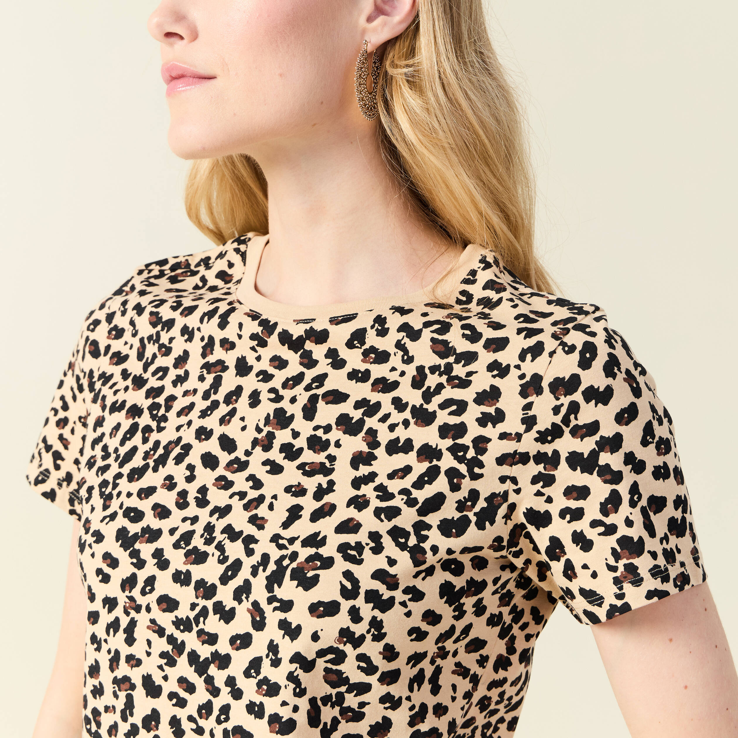 t shirt manches courtes terracotta femme T-shirt manches courtes terracotta femme