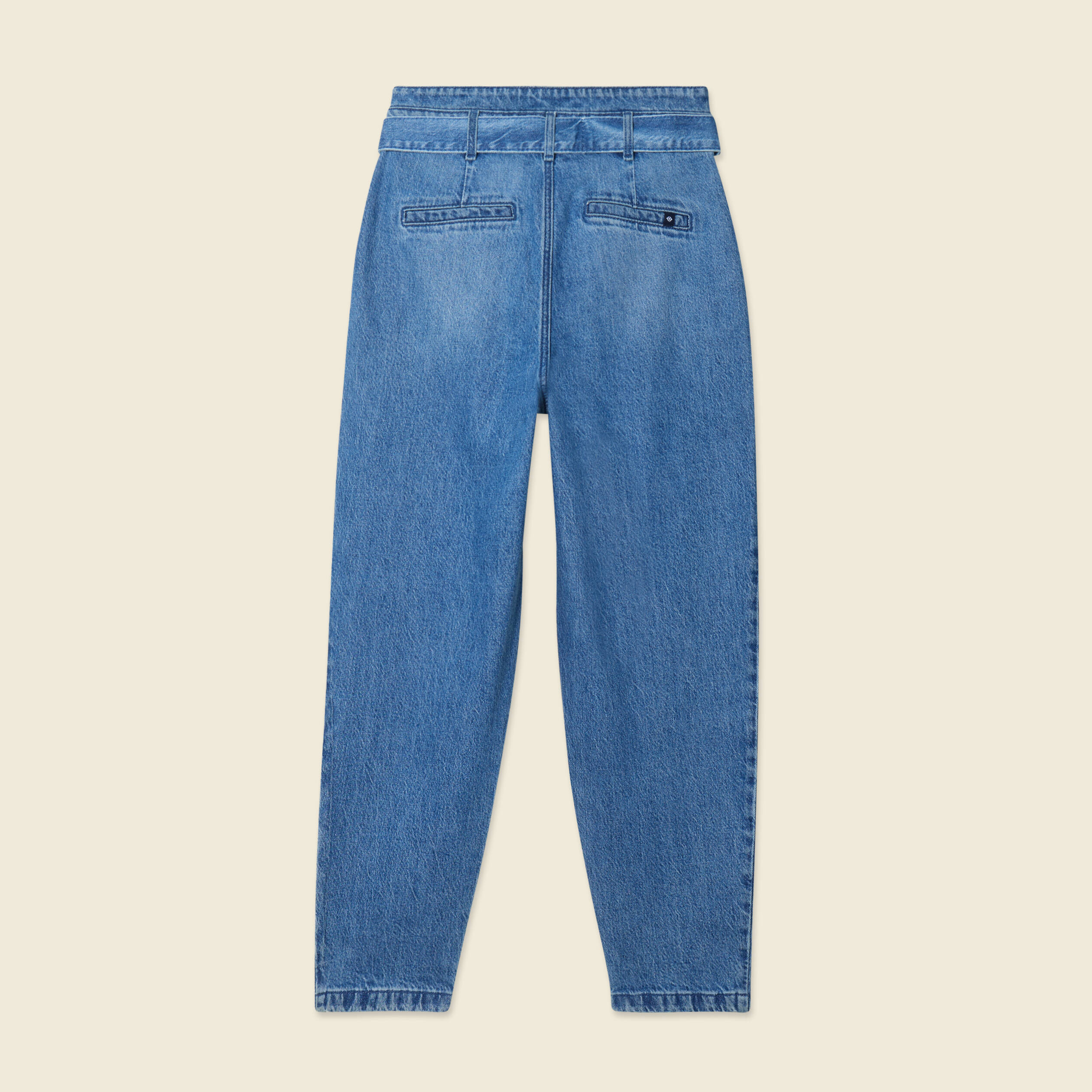 jeans slouchy taille haute denim stone femme Jeans slouchy taille haute denim stone femme