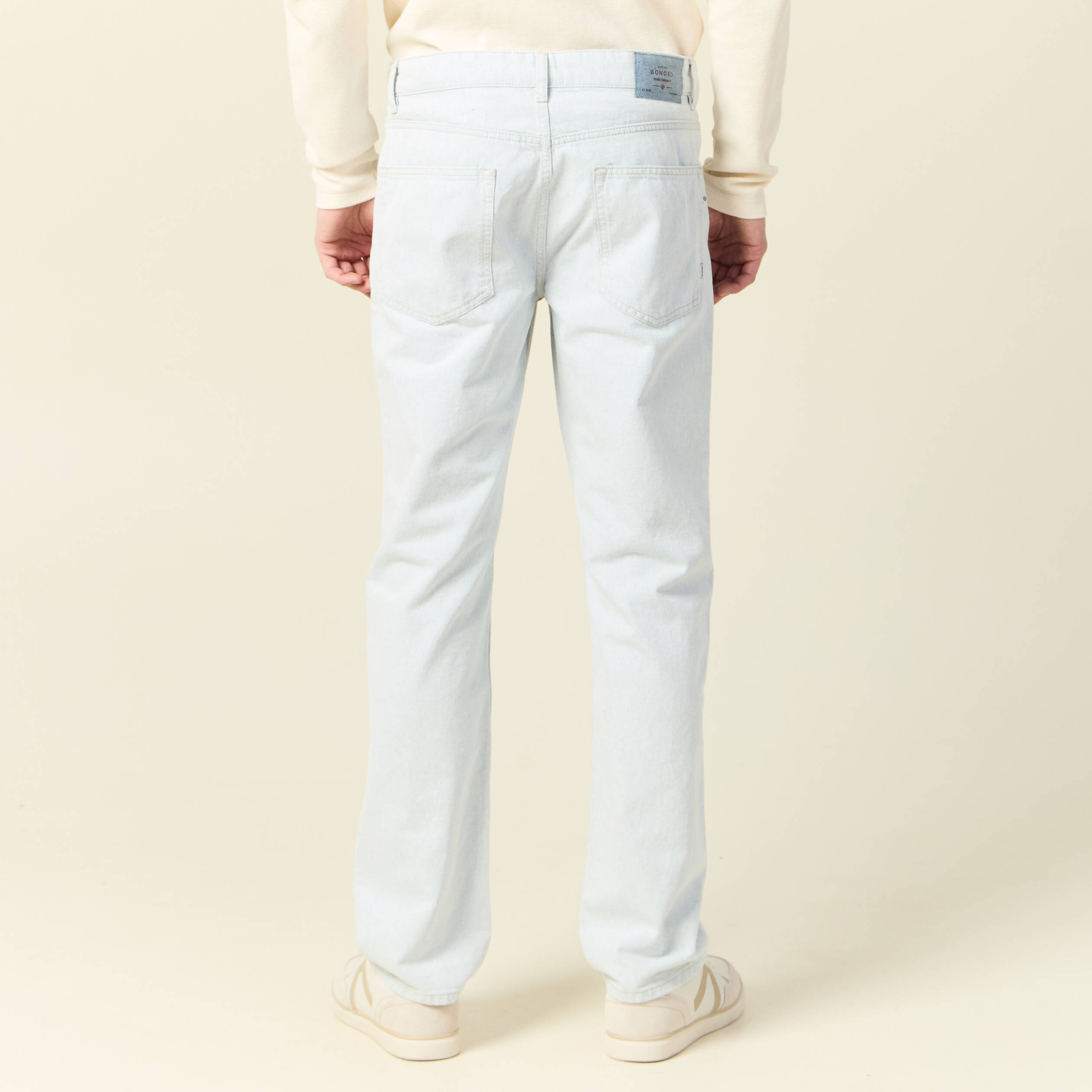 jeans regular 5 poches denim snow bleach homme Jeans regular 5 poches denim snow bleach homme
