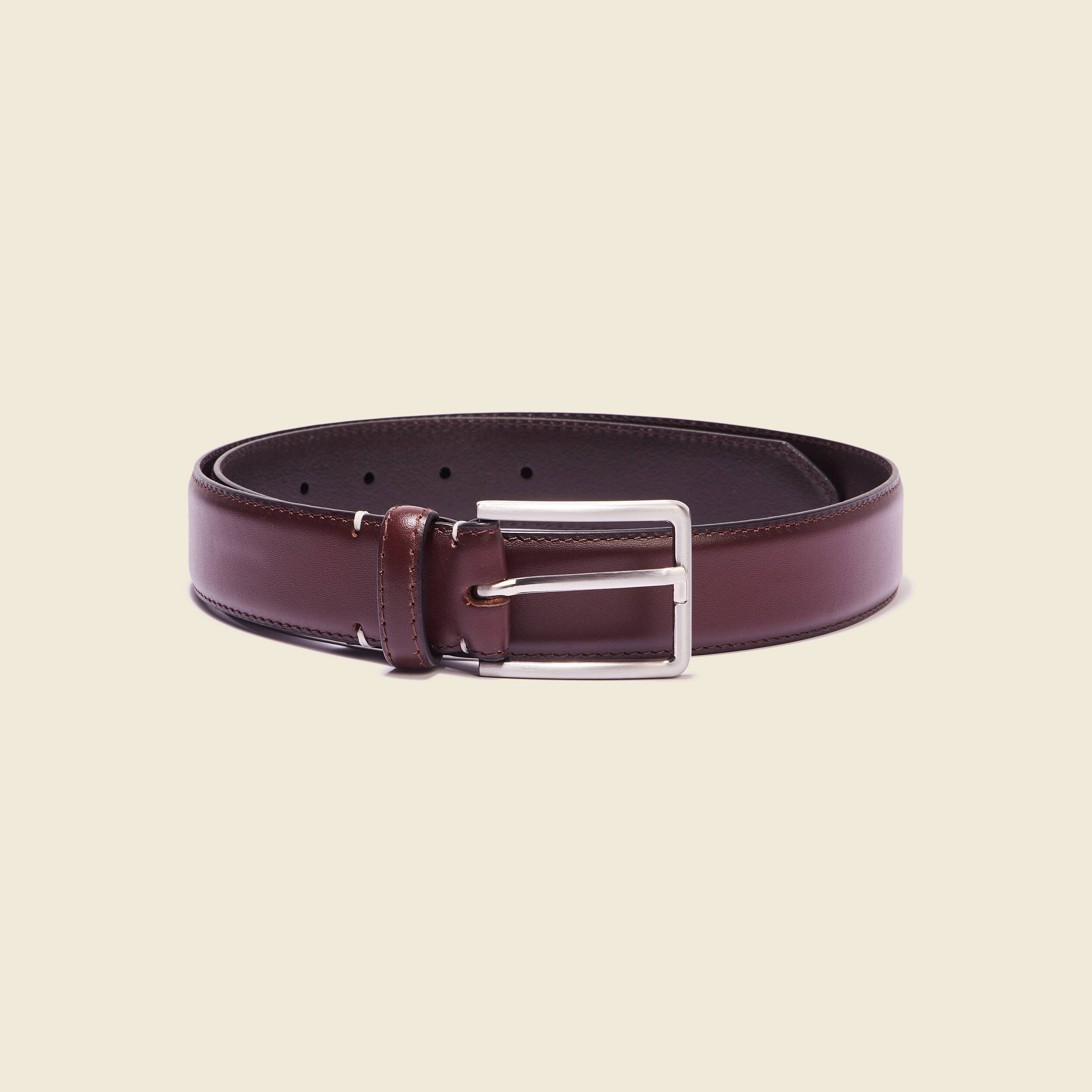 Ceinture en cuir marron cognac homme Bonobo