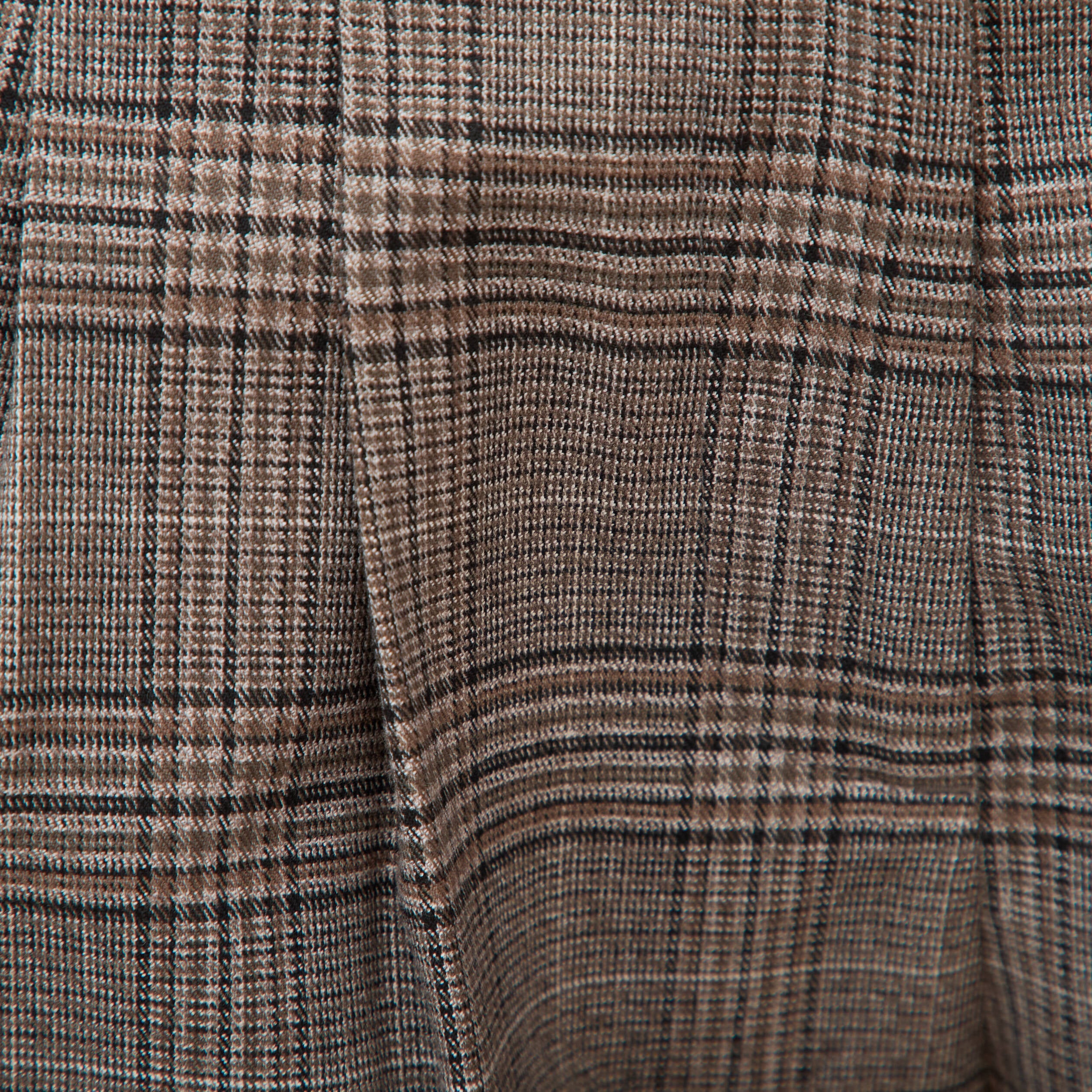 Bermuda large taille haute gris fonc&eacute; femme