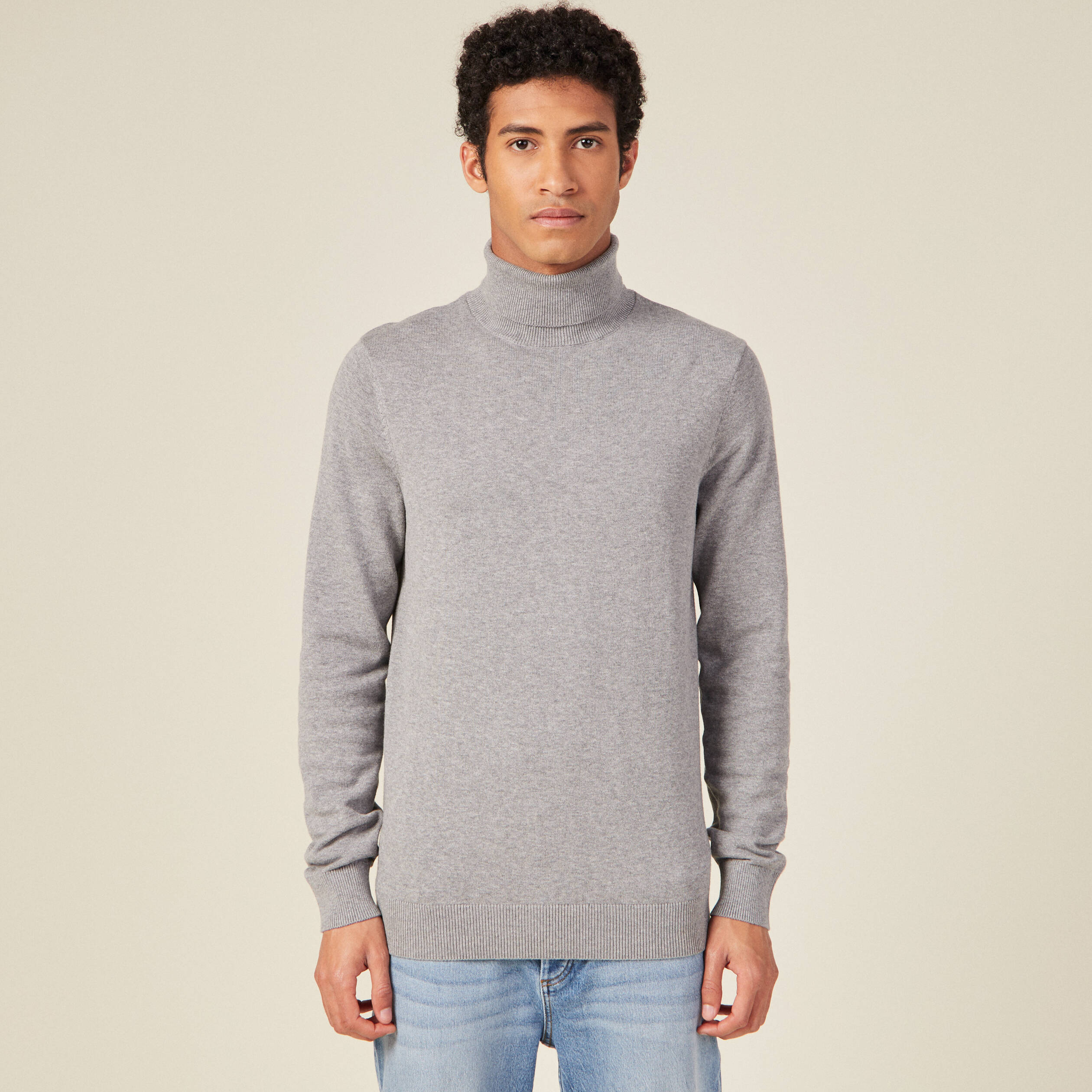 pull manches longues gris fonce homme Pull manches longues gris foncé homme