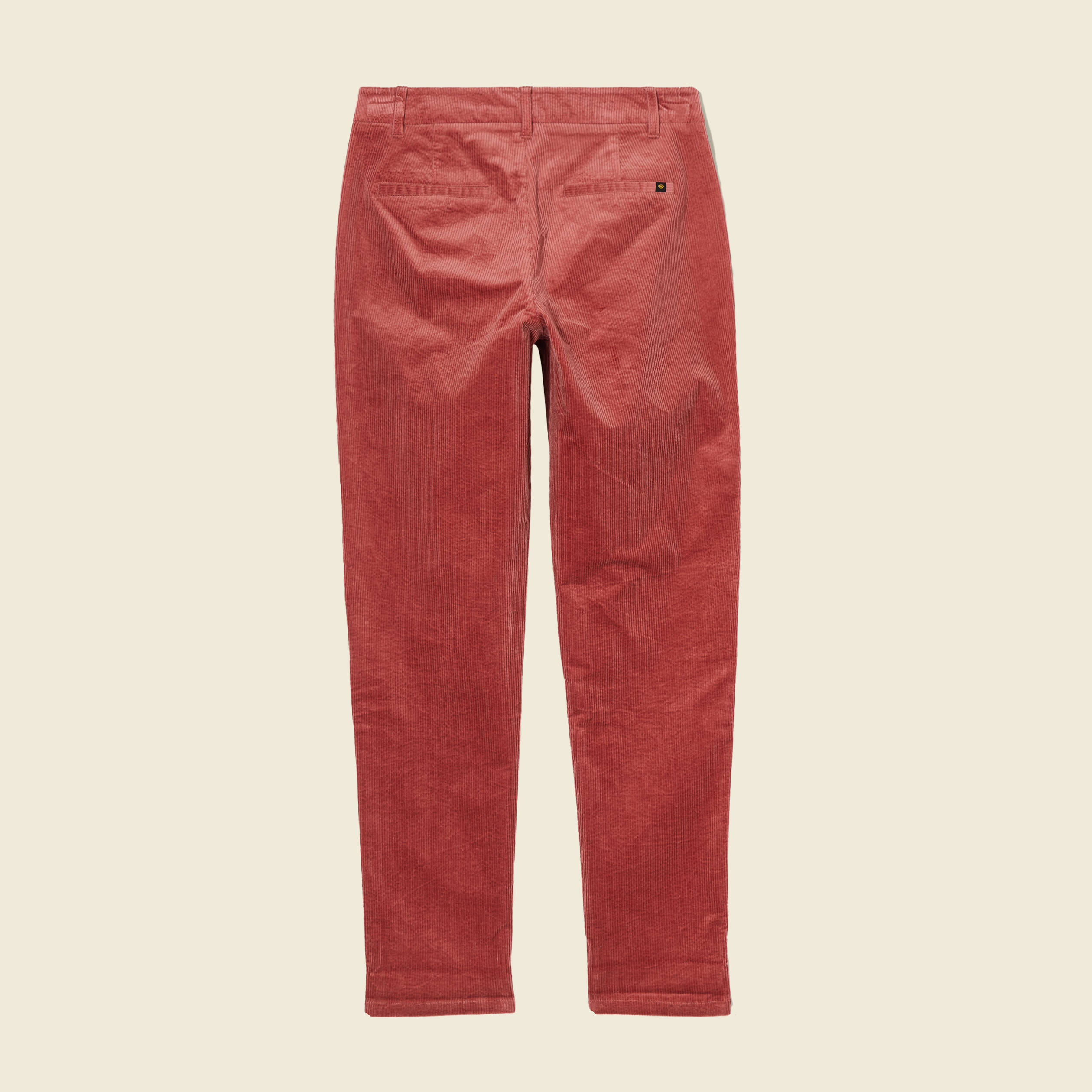 Pantalon chino velours côtelé vieux rose femme