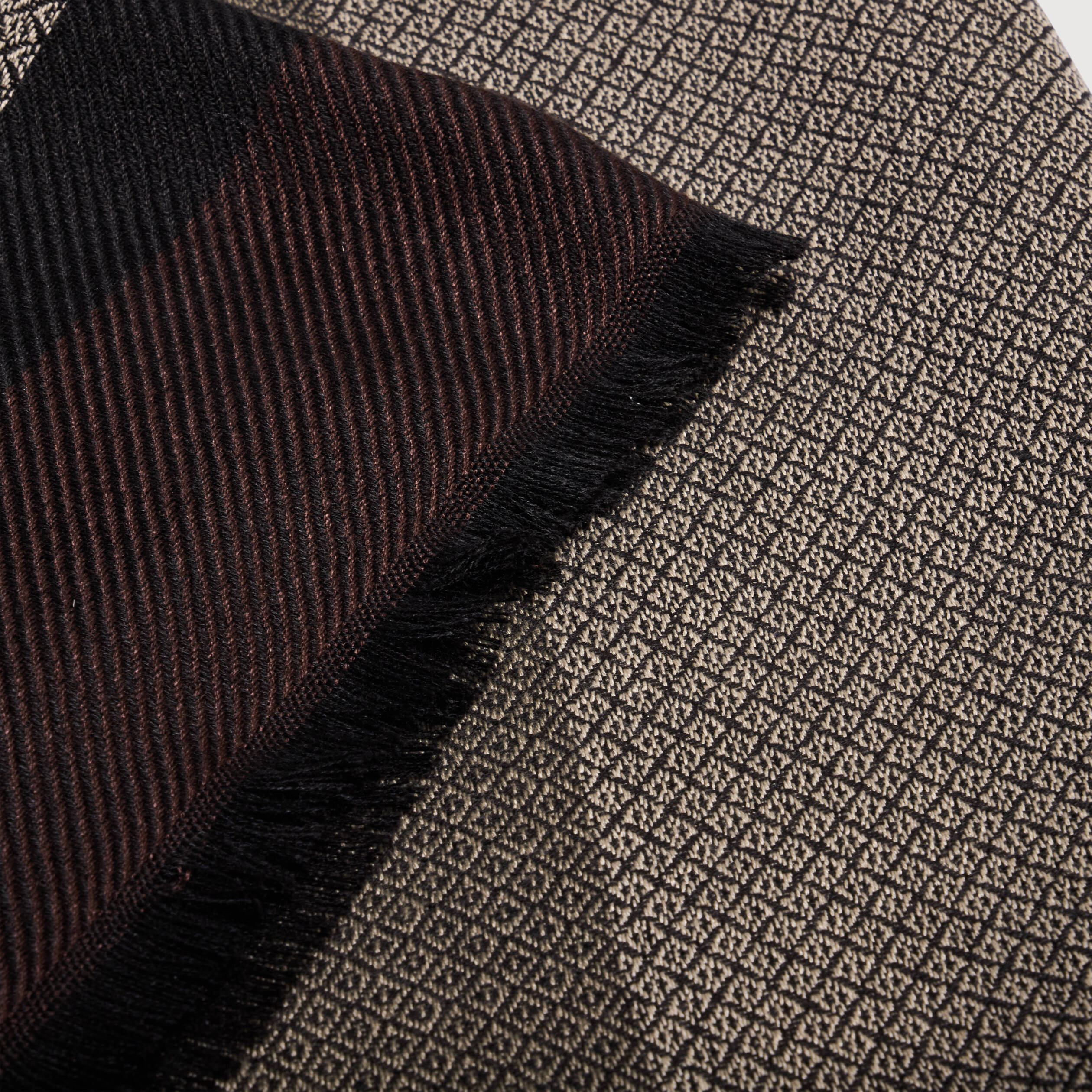 Foulard taupe homme
