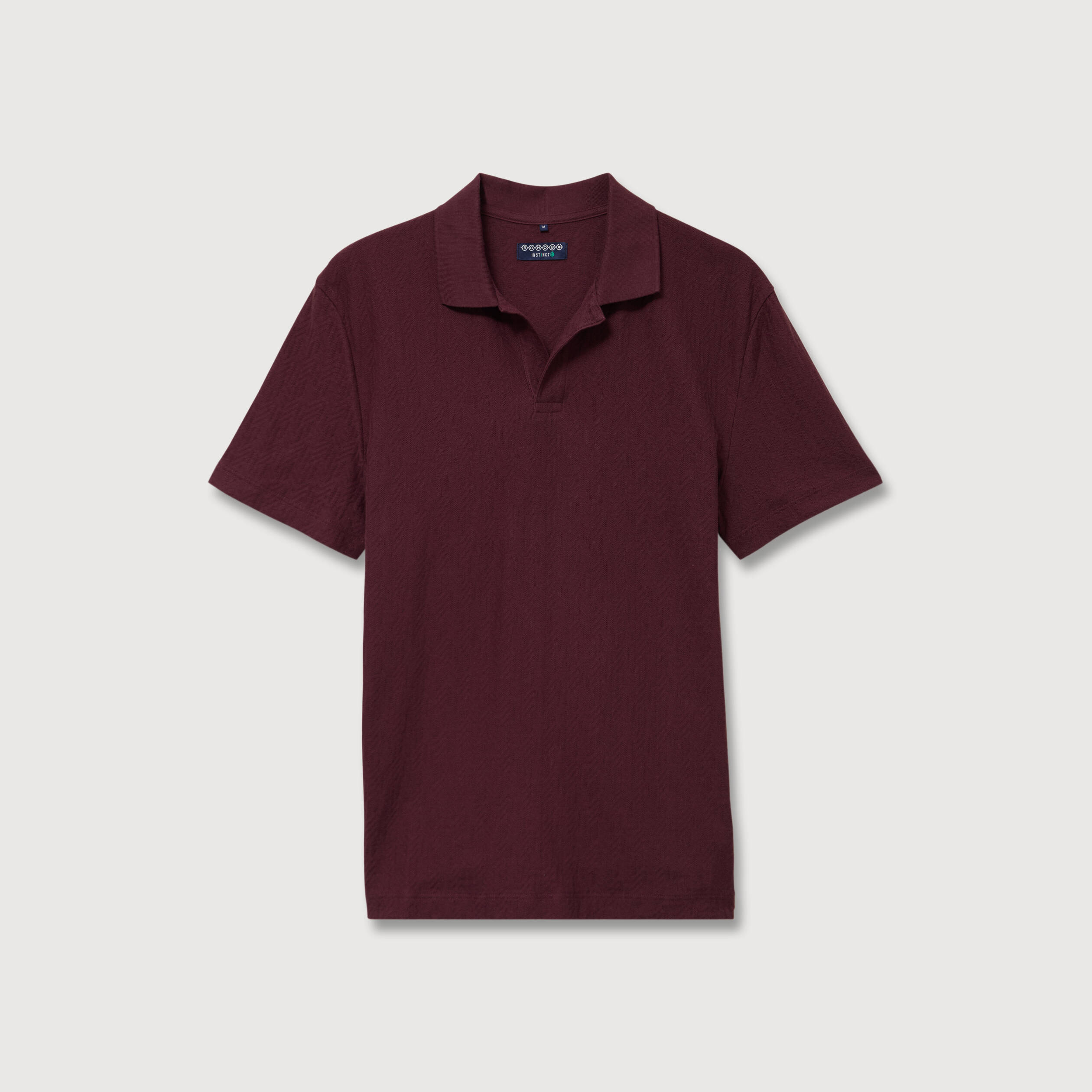 Polo manches courtes prune homme