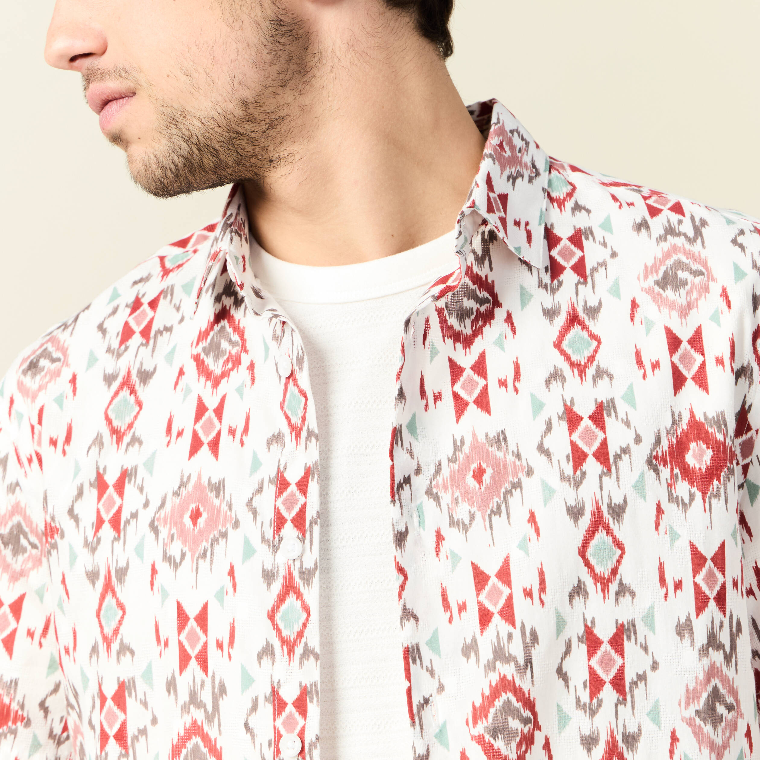chemise manches courtes multicolore homme Chemise manches courtes multicolore homme