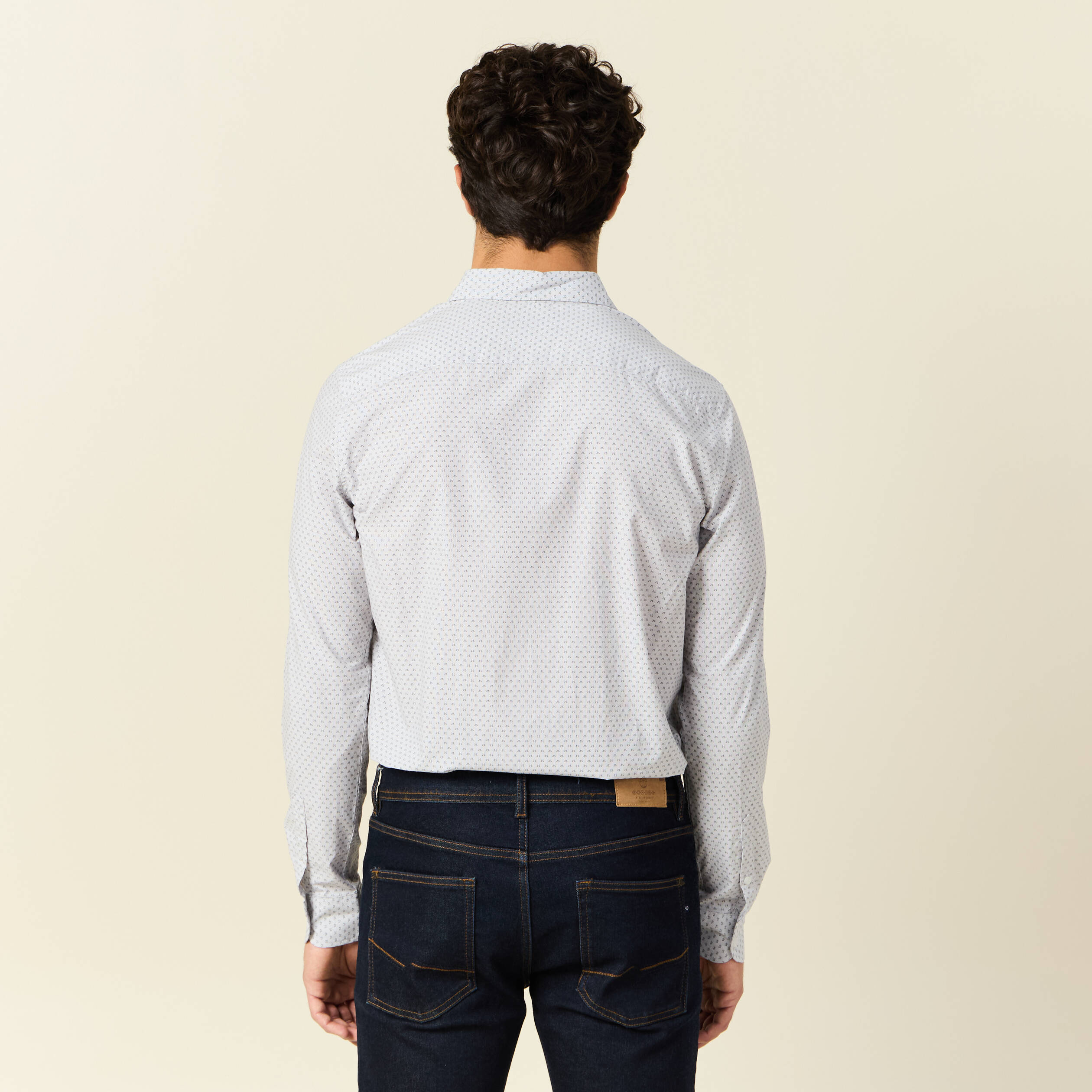 chemise manches longues gris homme Chemise manches longues gris homme