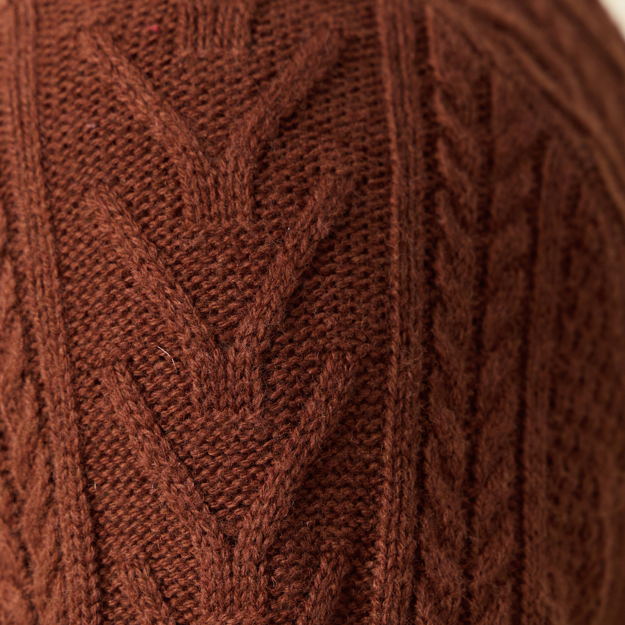 pull manches longues marron cognac homme Pull manches longues marron cognac homme