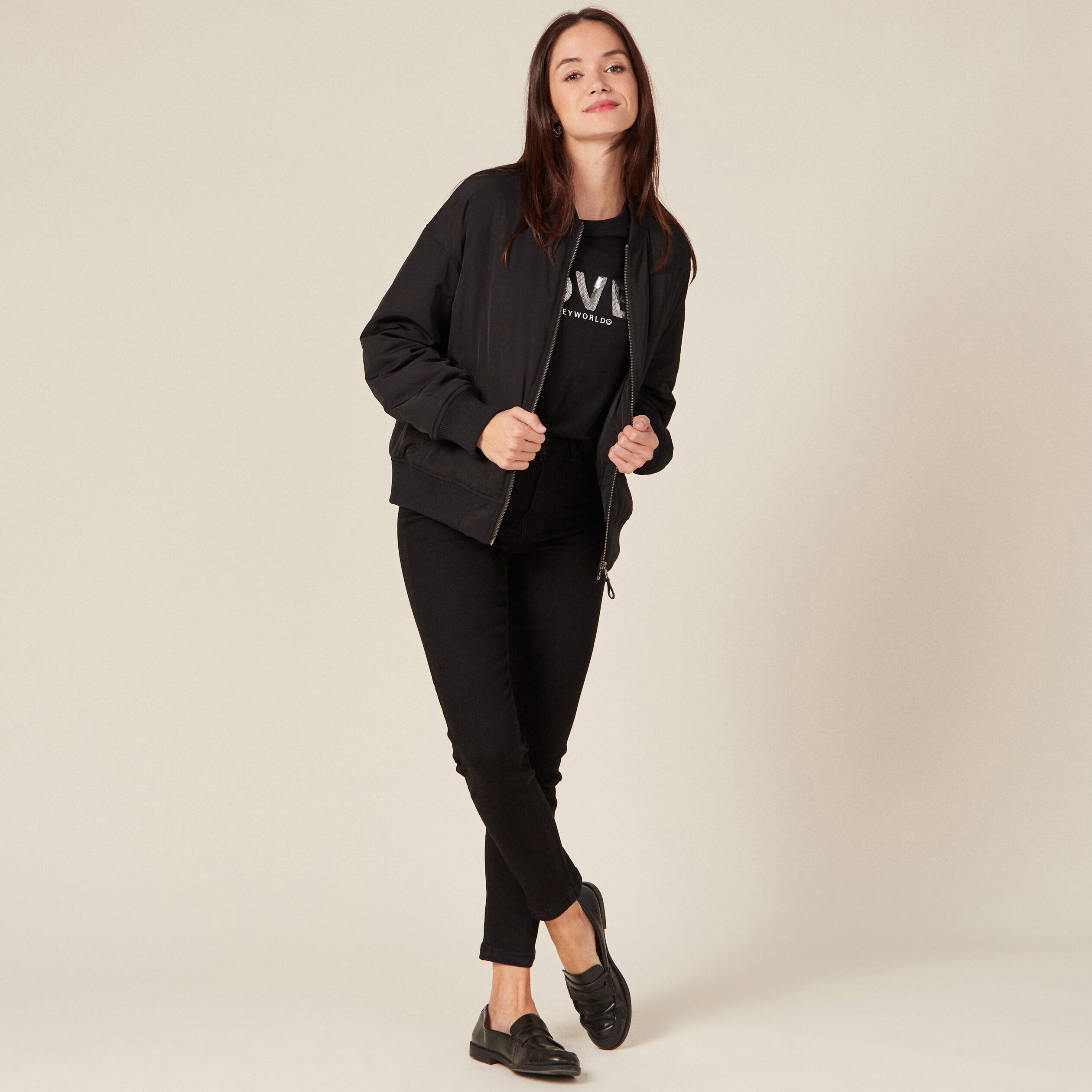 T-shirt SmileyWorld noir femme