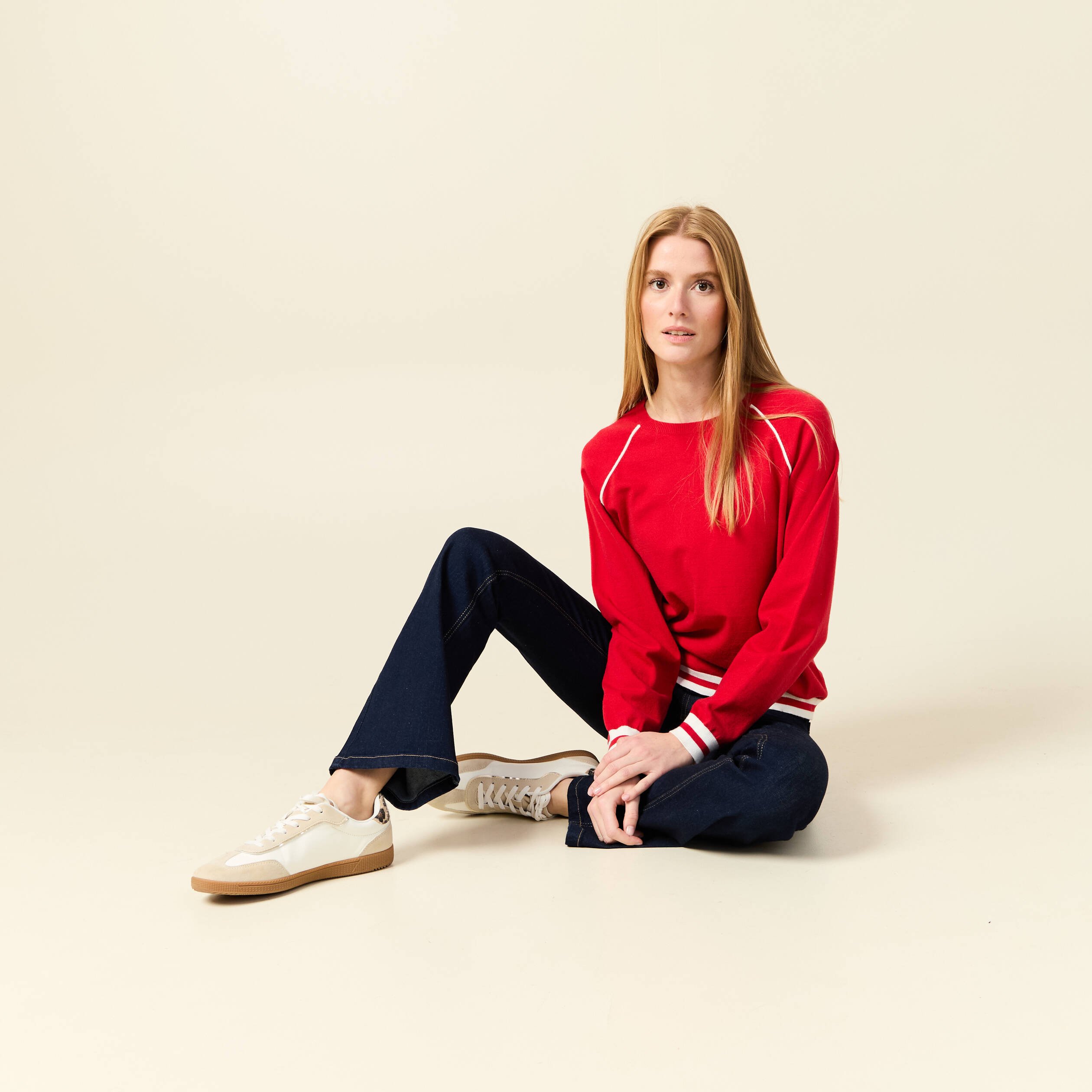 pull manches longues rouge femme Pull manches longues rouge femme