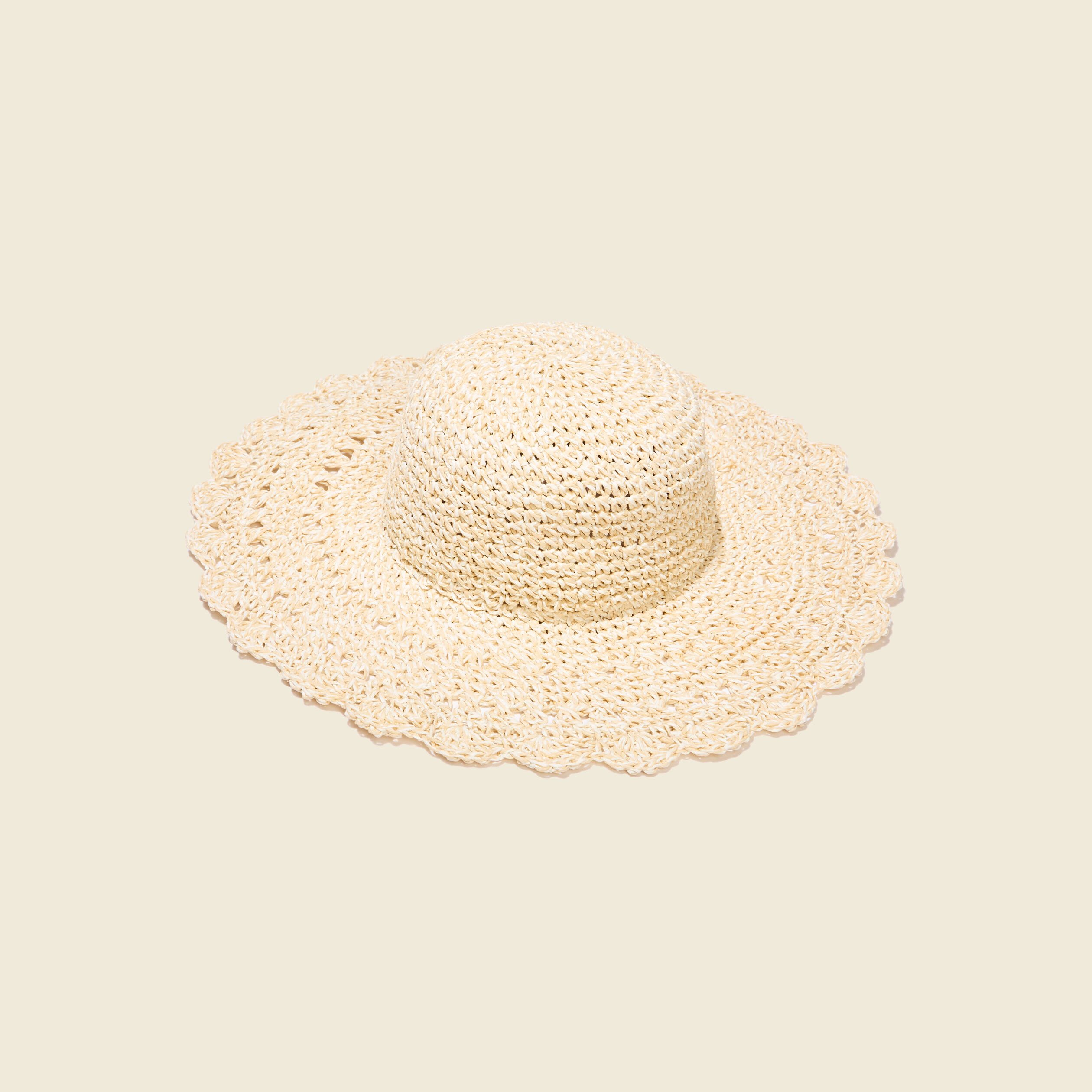 chapeau tresse ecru femme Chapeau tressé ecru femme