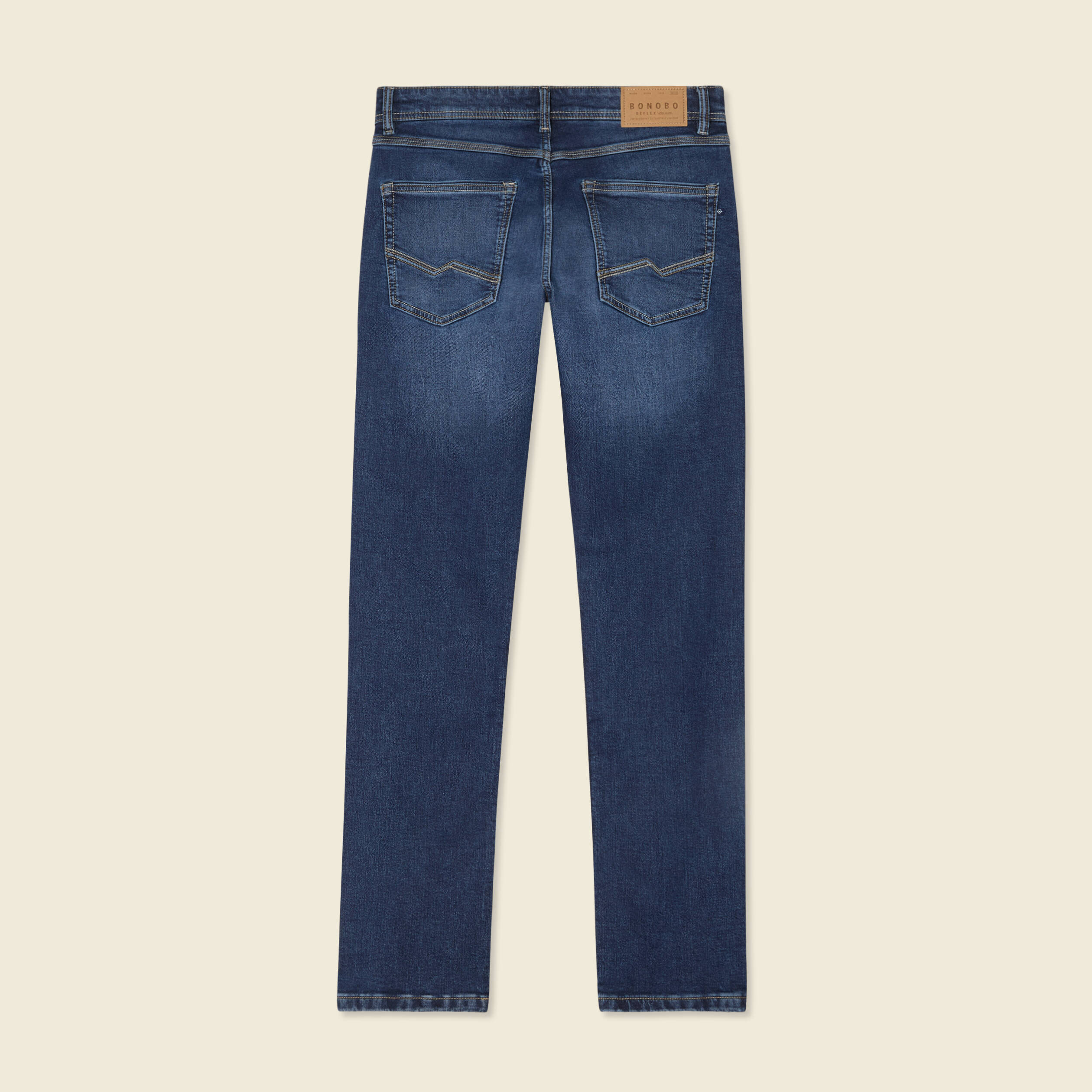Jeans straight homme denim brut homme