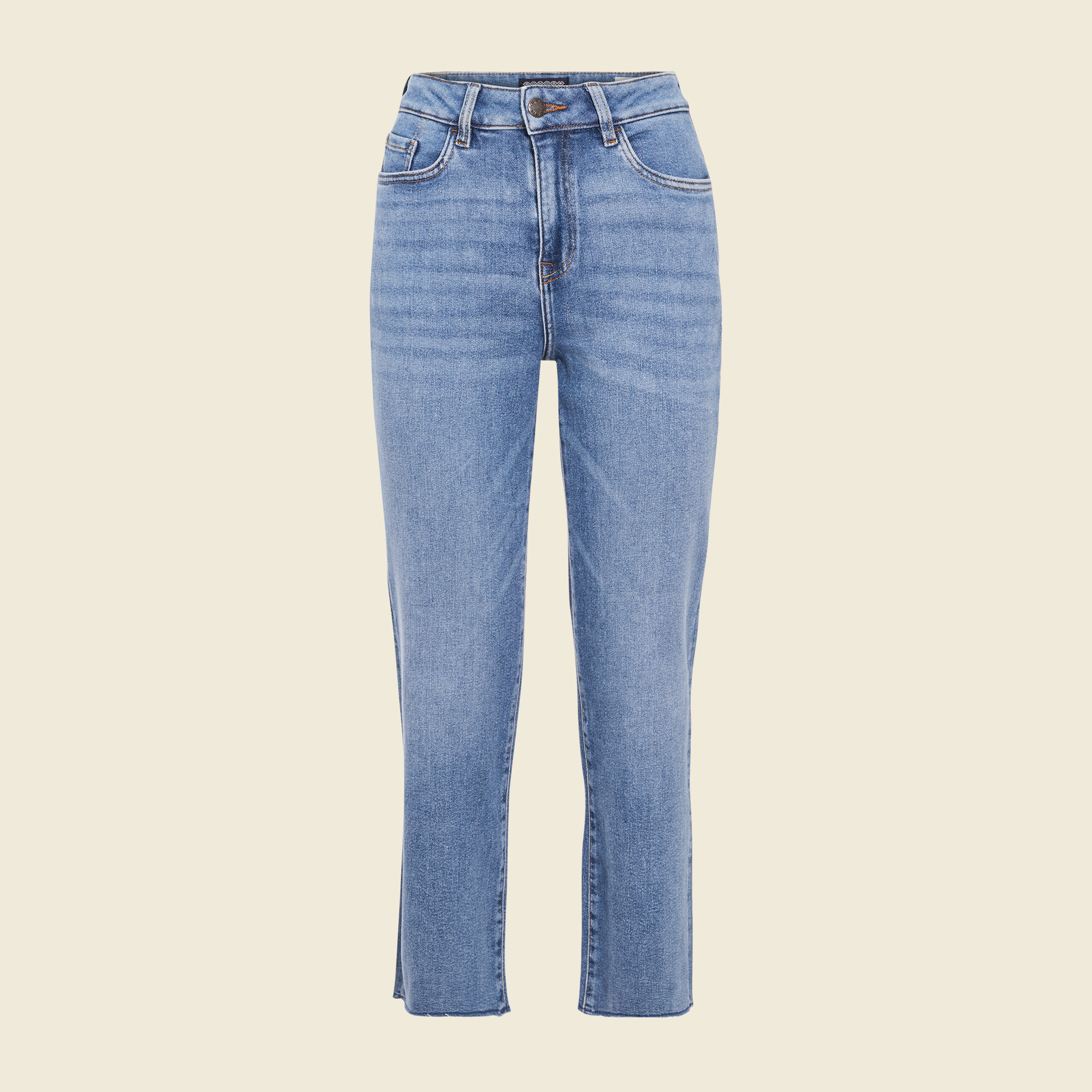 Jeans bootcut cropped denim used femme Bonobo