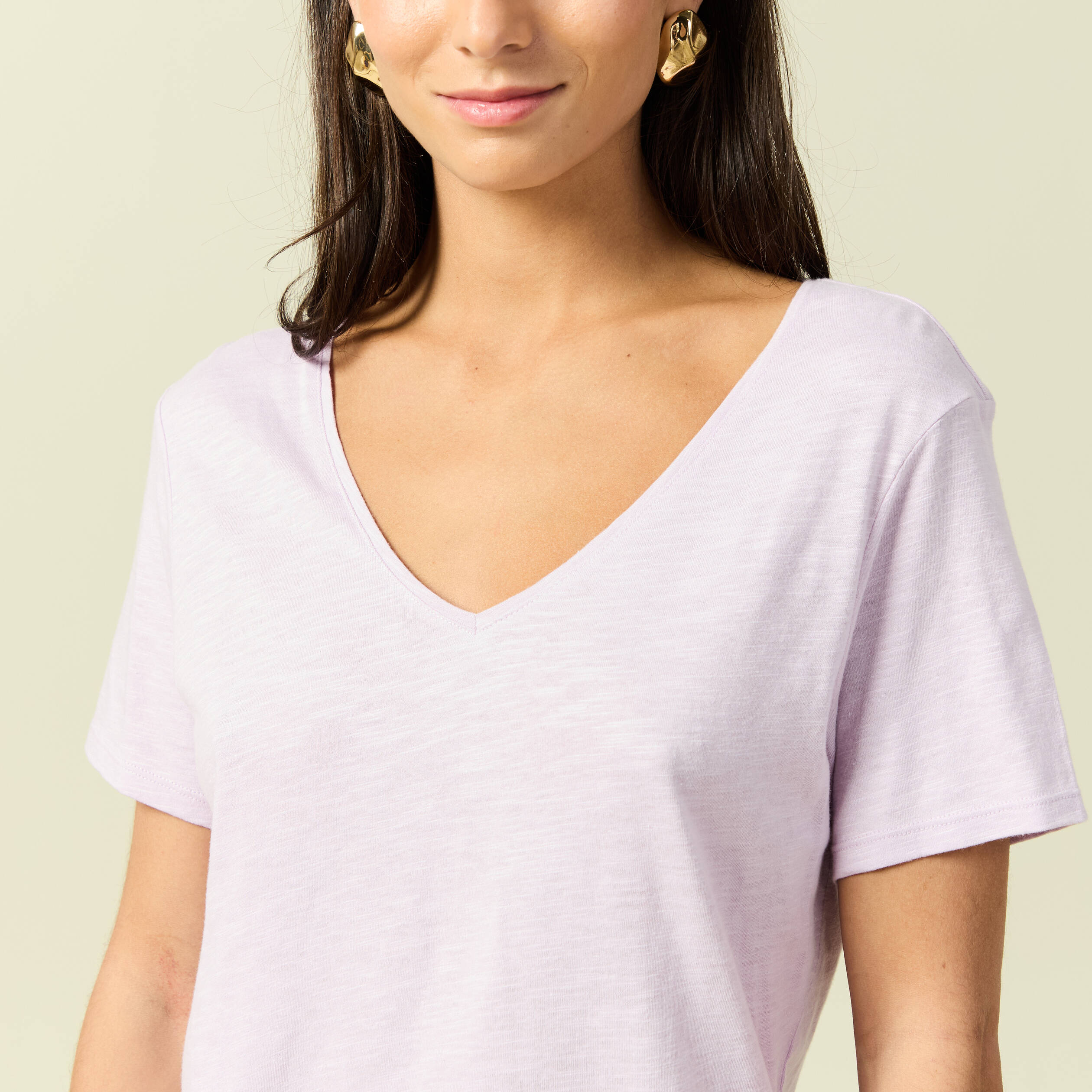 T-shirt manches courtes parme femme