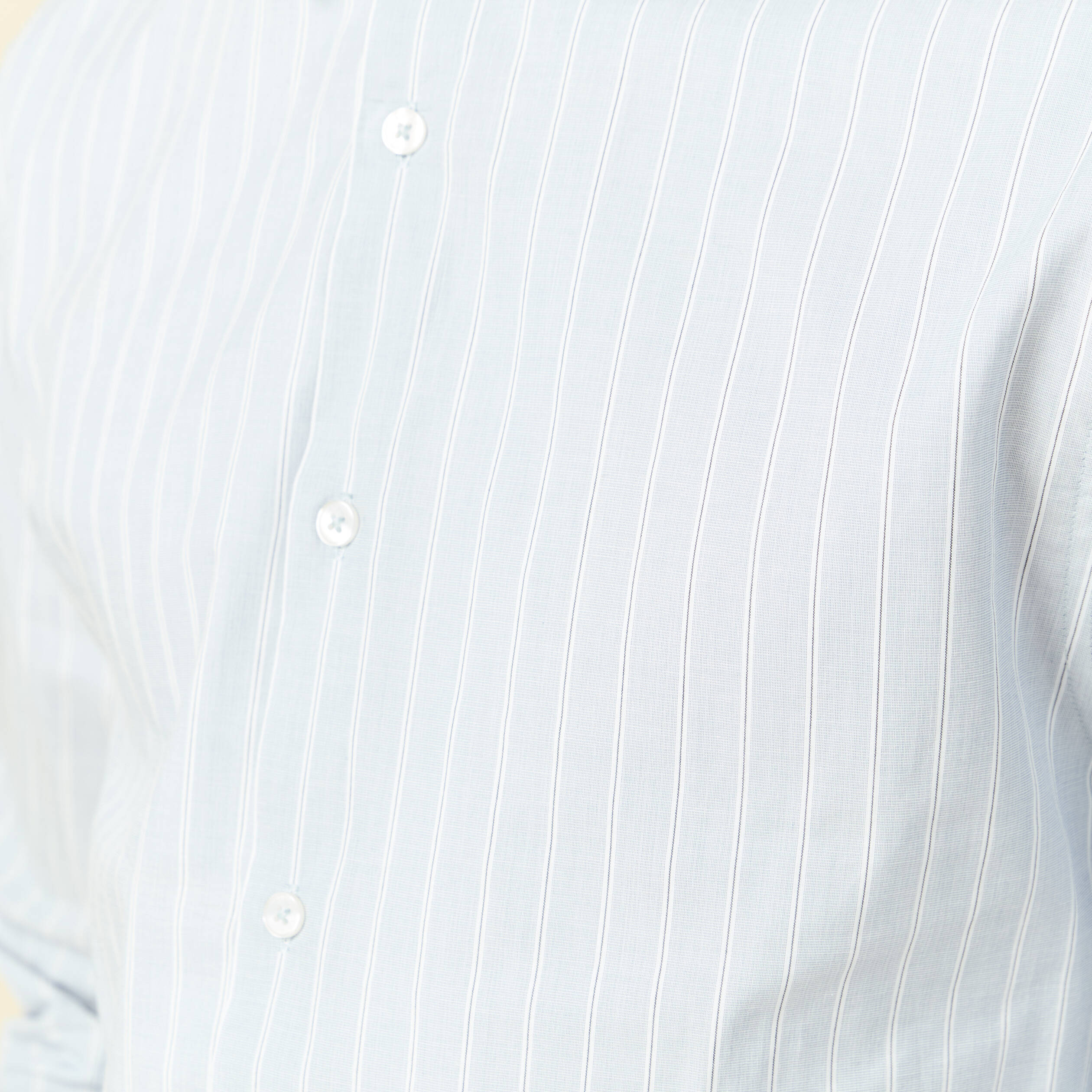 Chemise boyfriend en coton bleu clair homme