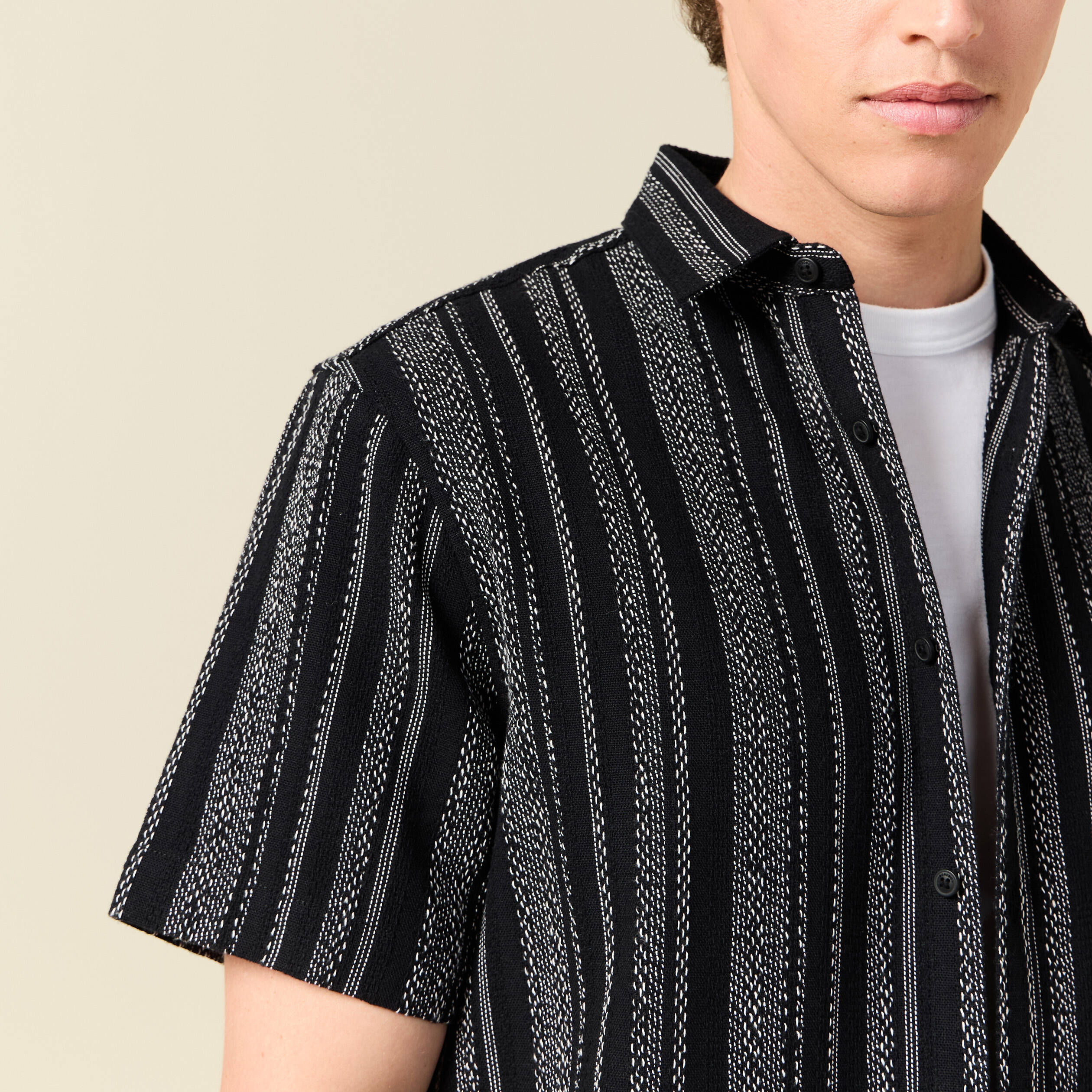 chemise eco responsable noir homme Chemise éco-responsable noir homme