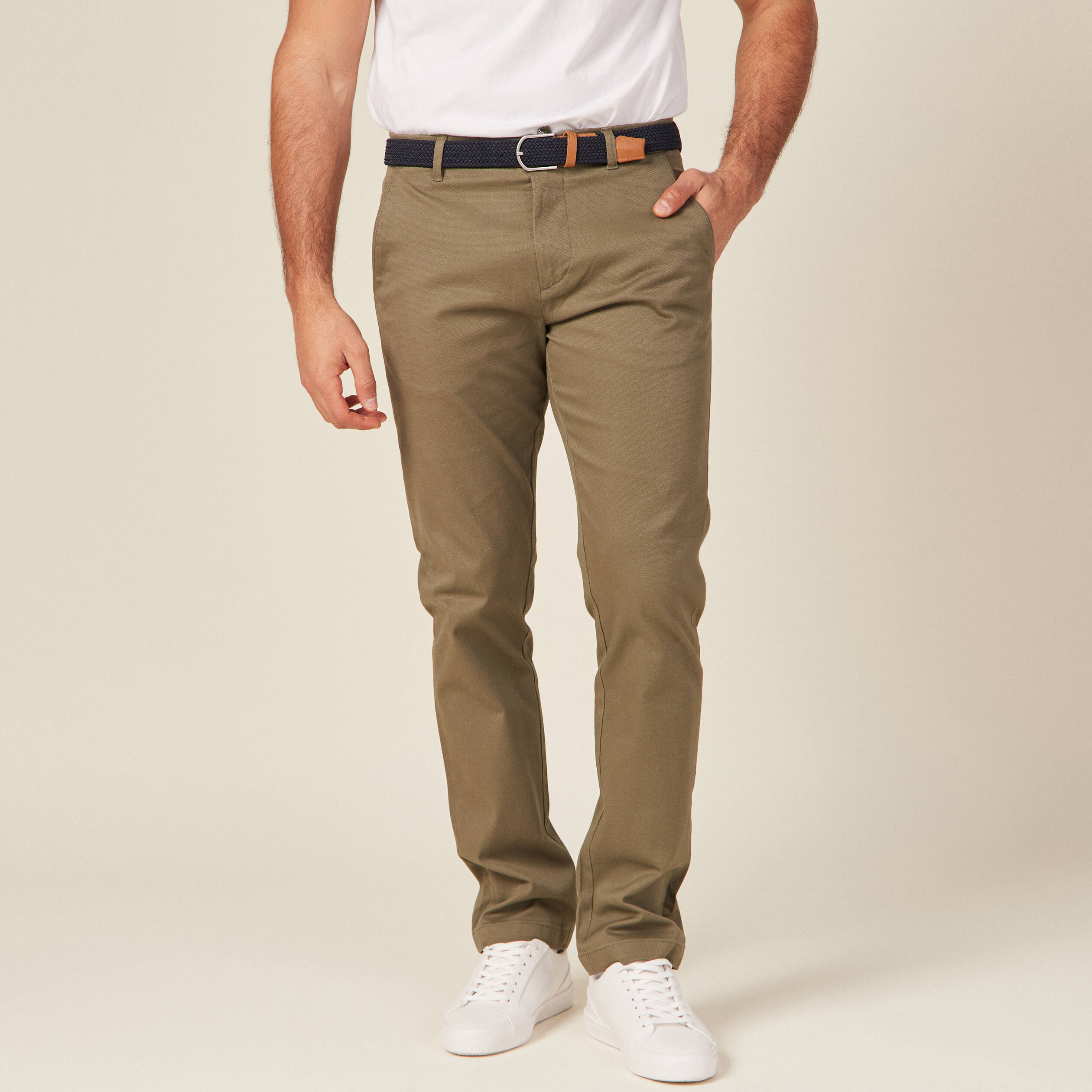 Pantalon Homme | Kiabi Pantalon chino skinny Kaki