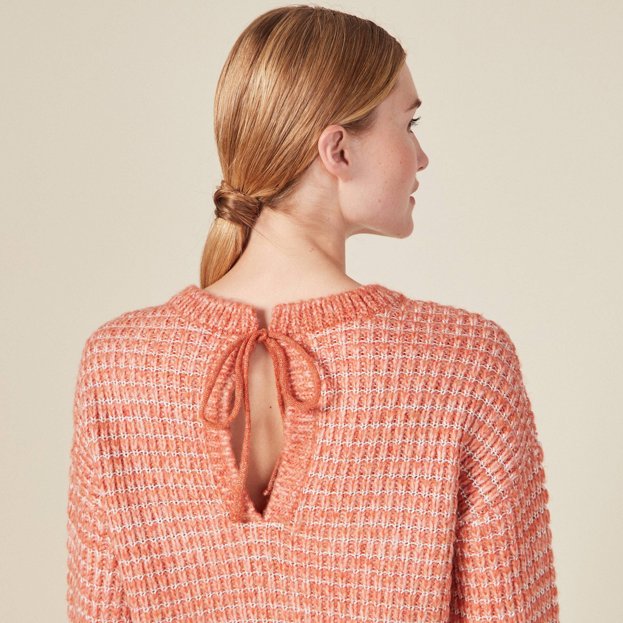 pull manches longues rouge clair femme Pull manches longues rouge clair femme