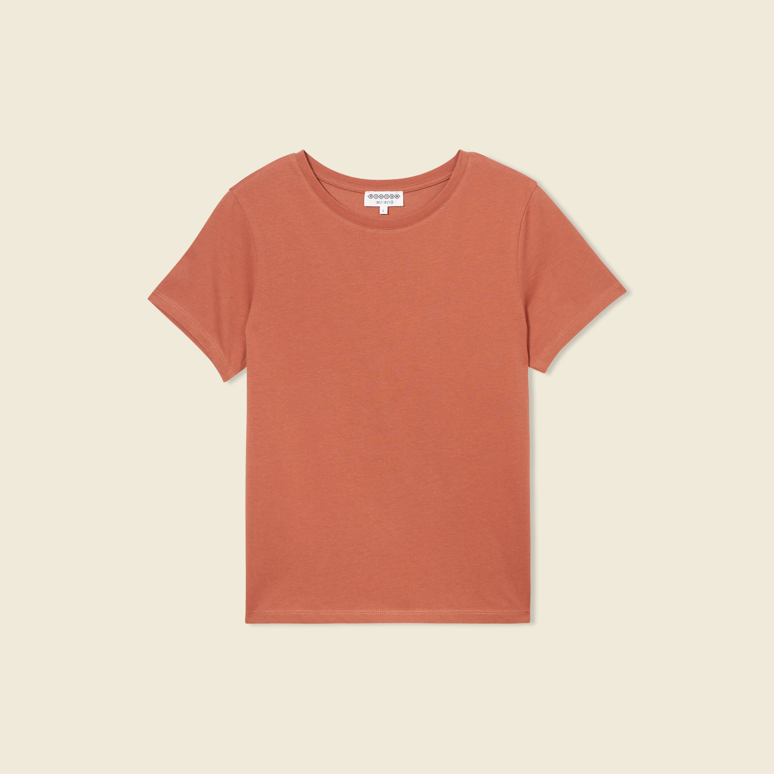 t shirt manches courtes orange femme T-shirt manches courtes orange femme