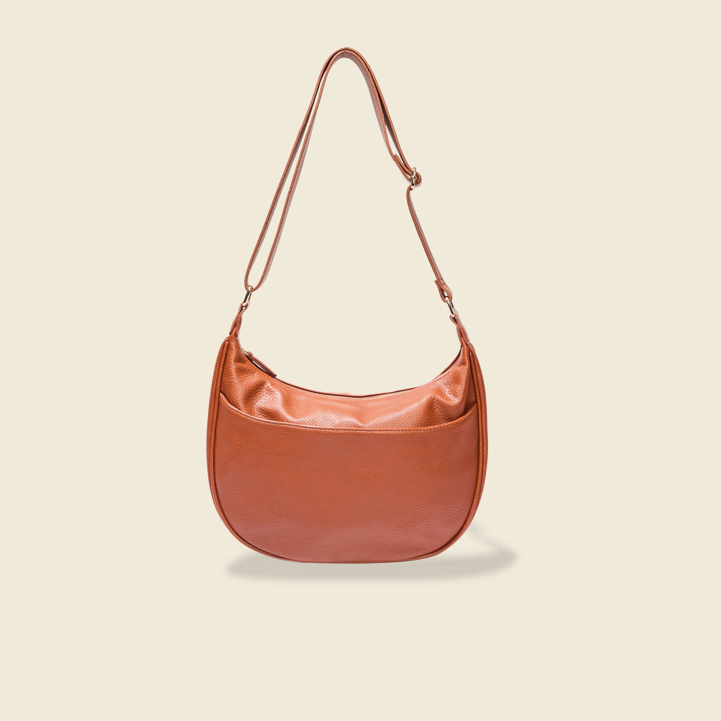 sac demi lune marron femme Sac demi-lune marron femme